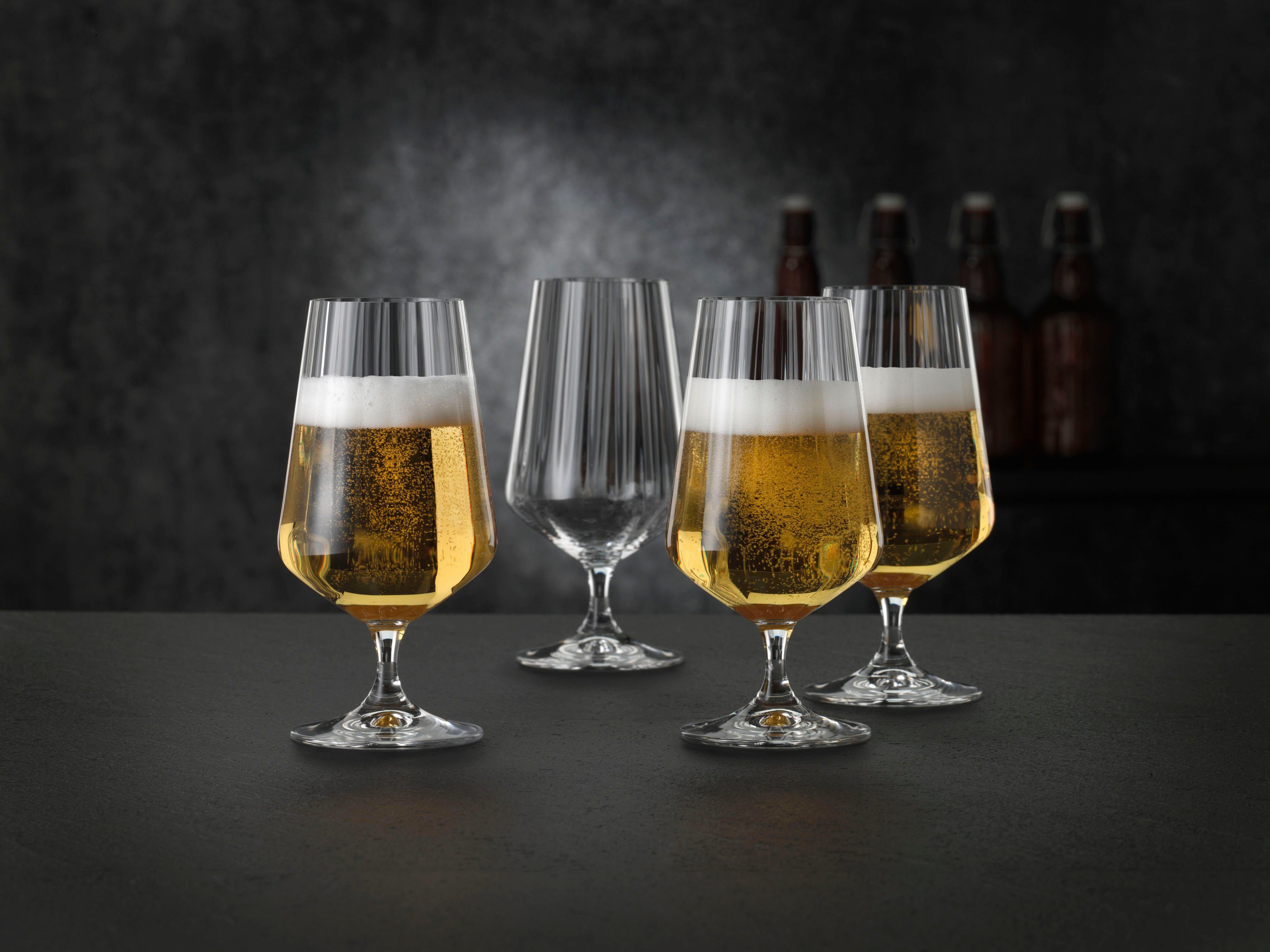 Nachtmann Bierglas Celebration, 4-tlg., Kristallglas, 380 ml, 4-teilig