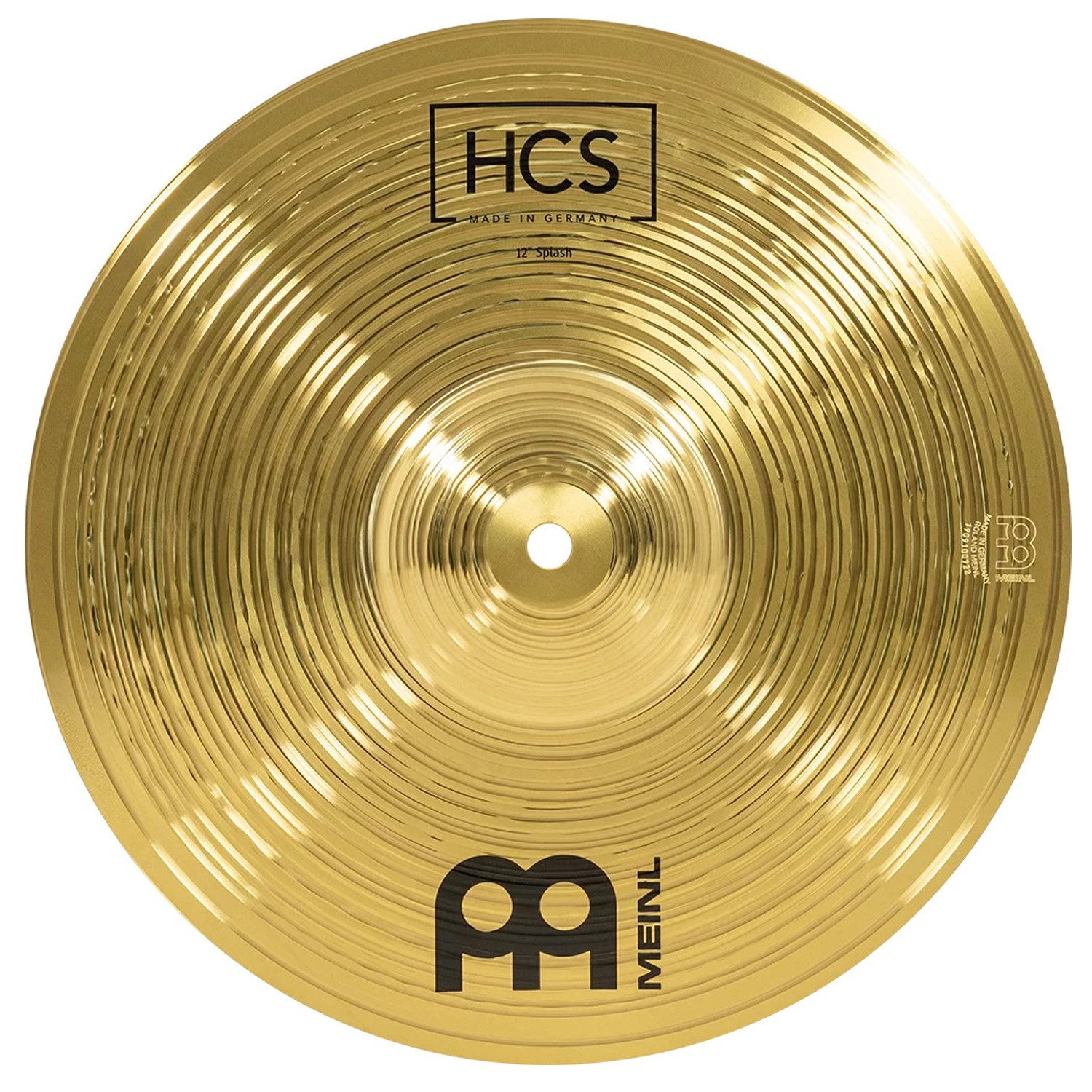 Meinl Cymbals Becken Meinl Becken HCS12S Splash 12 Zoll Effektbecken, Becken, Splash Becken mit explosiver Ansprache mit kurzem Sustain