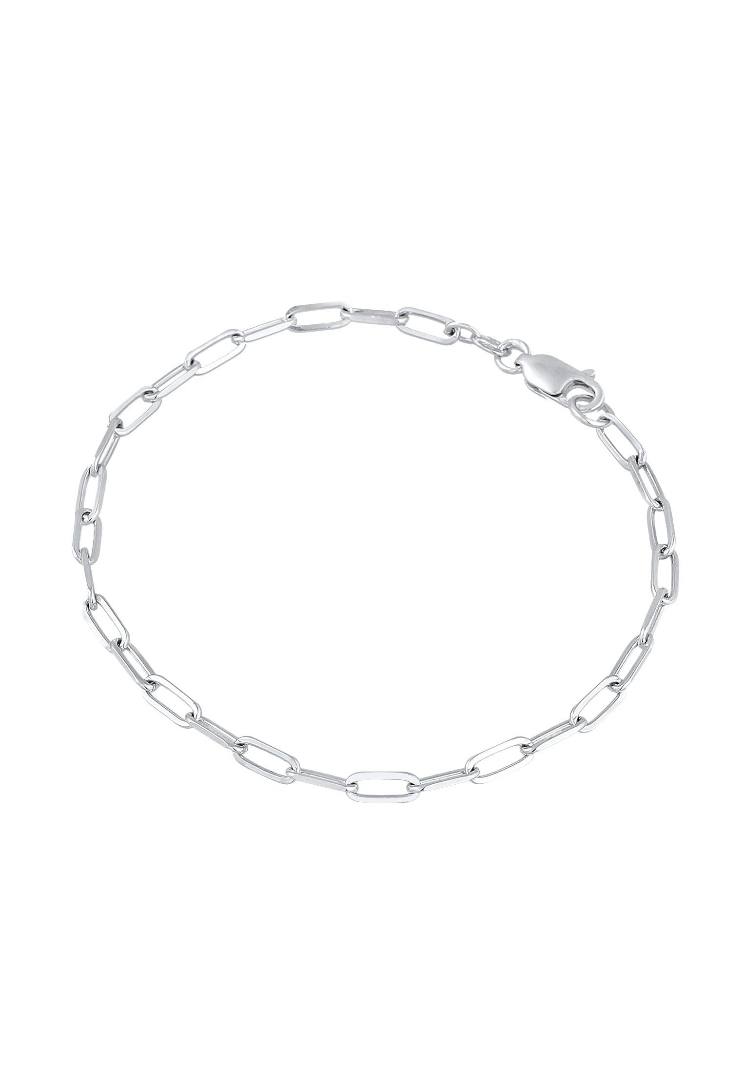 Glieder Basic Gliederarmband Chains Silber Elli Oval 925 Optik Chunky