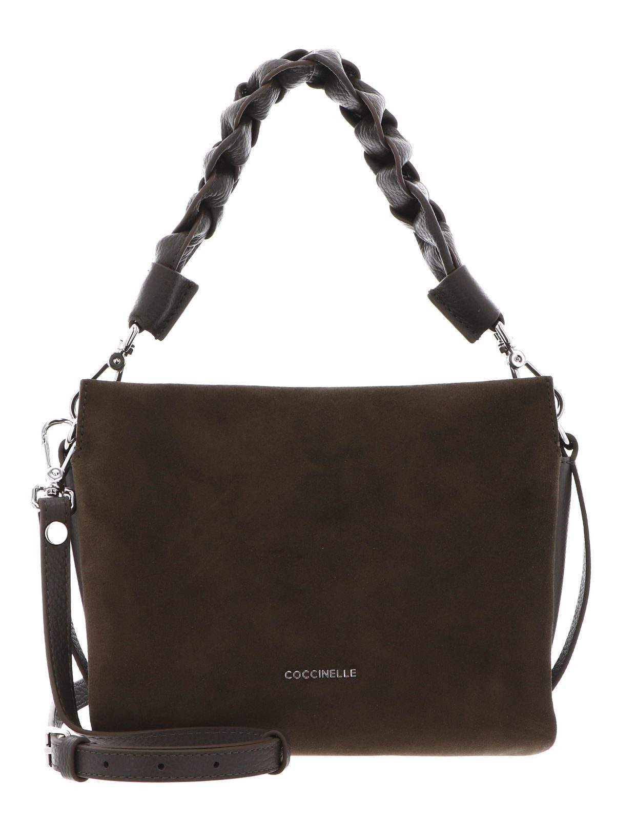 COCCINELLE Handtasche Handbag Suede Grainy Leather, aus echtem Rindsleder