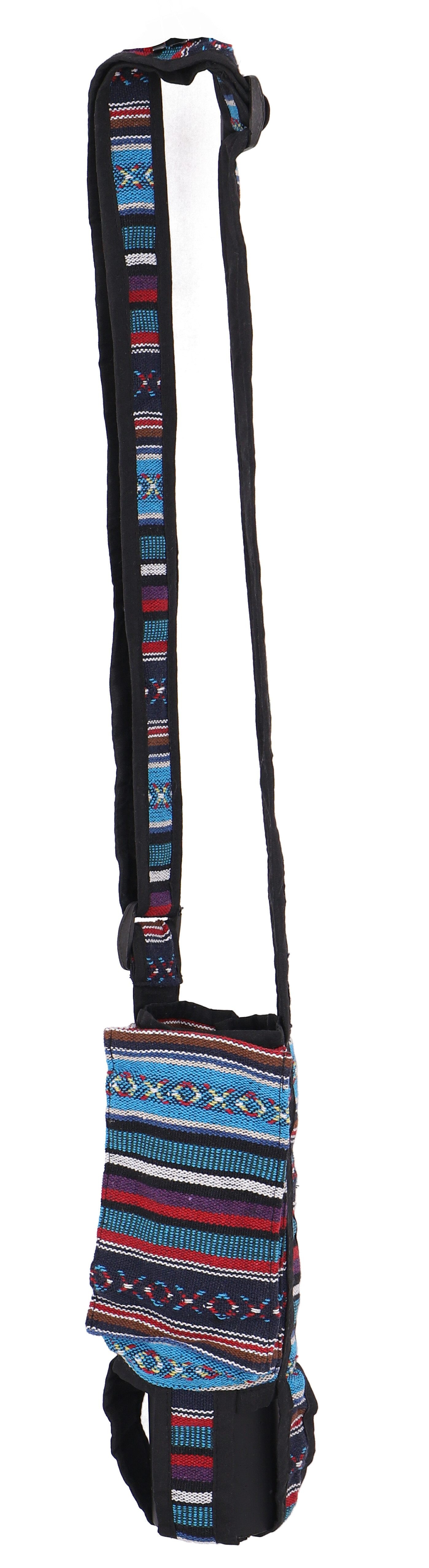 Guru-Shop Schultertasche Bunte Wasserflaschen Tasche, Flaschenhalter.. günstig online kaufen