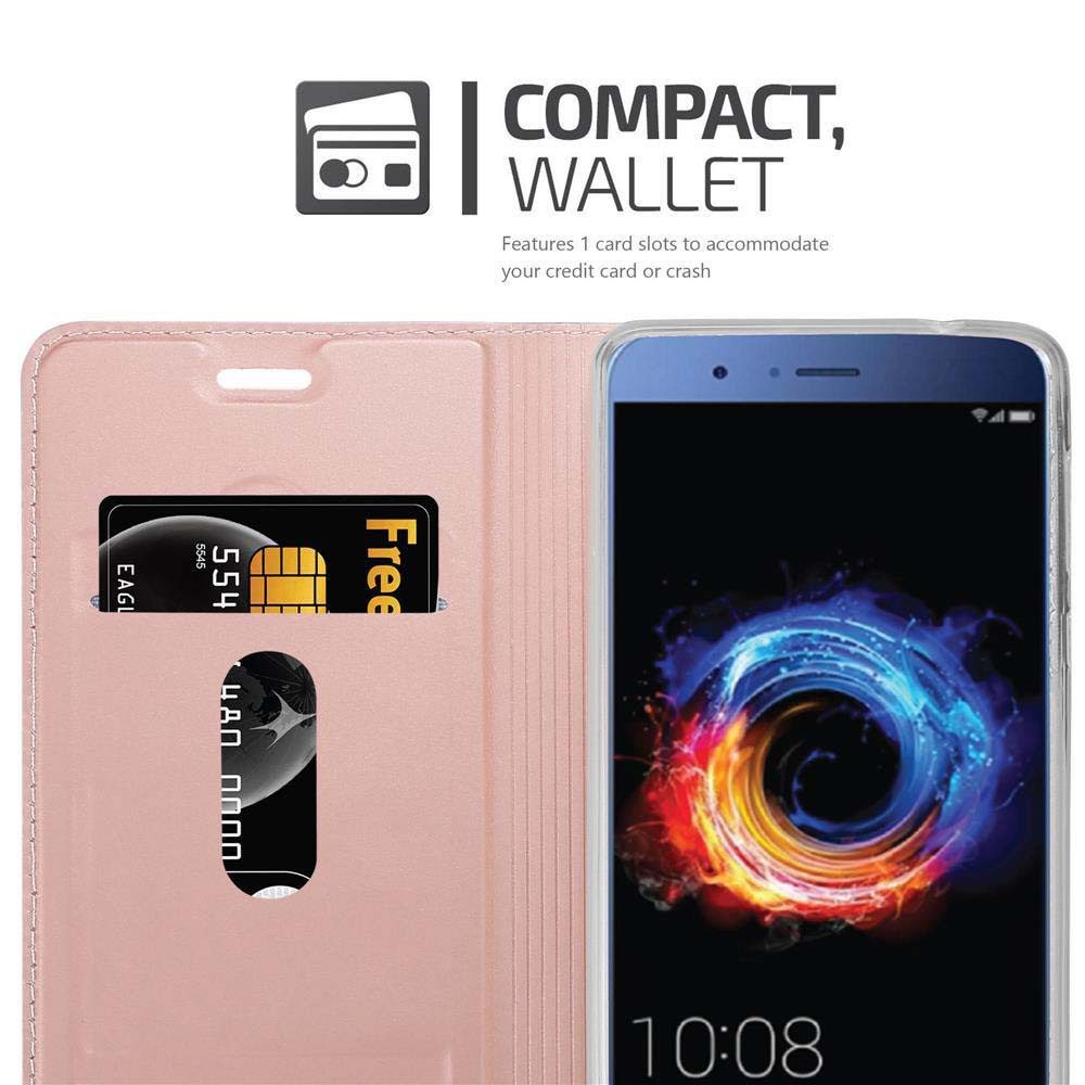 Cadorabo Handyhülle für Honor 8 PRO Hülle Honor 8 PRO, Schutzhülle Hülle mit Standfunktion, Magnetverschluss und Kartenfach