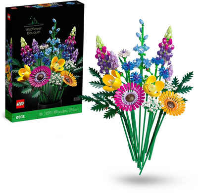LEGO® Konstruktionsspielsteine »Wildblumenstrauß (10313), LEGO® Icons«, (939 St), Made in Europe