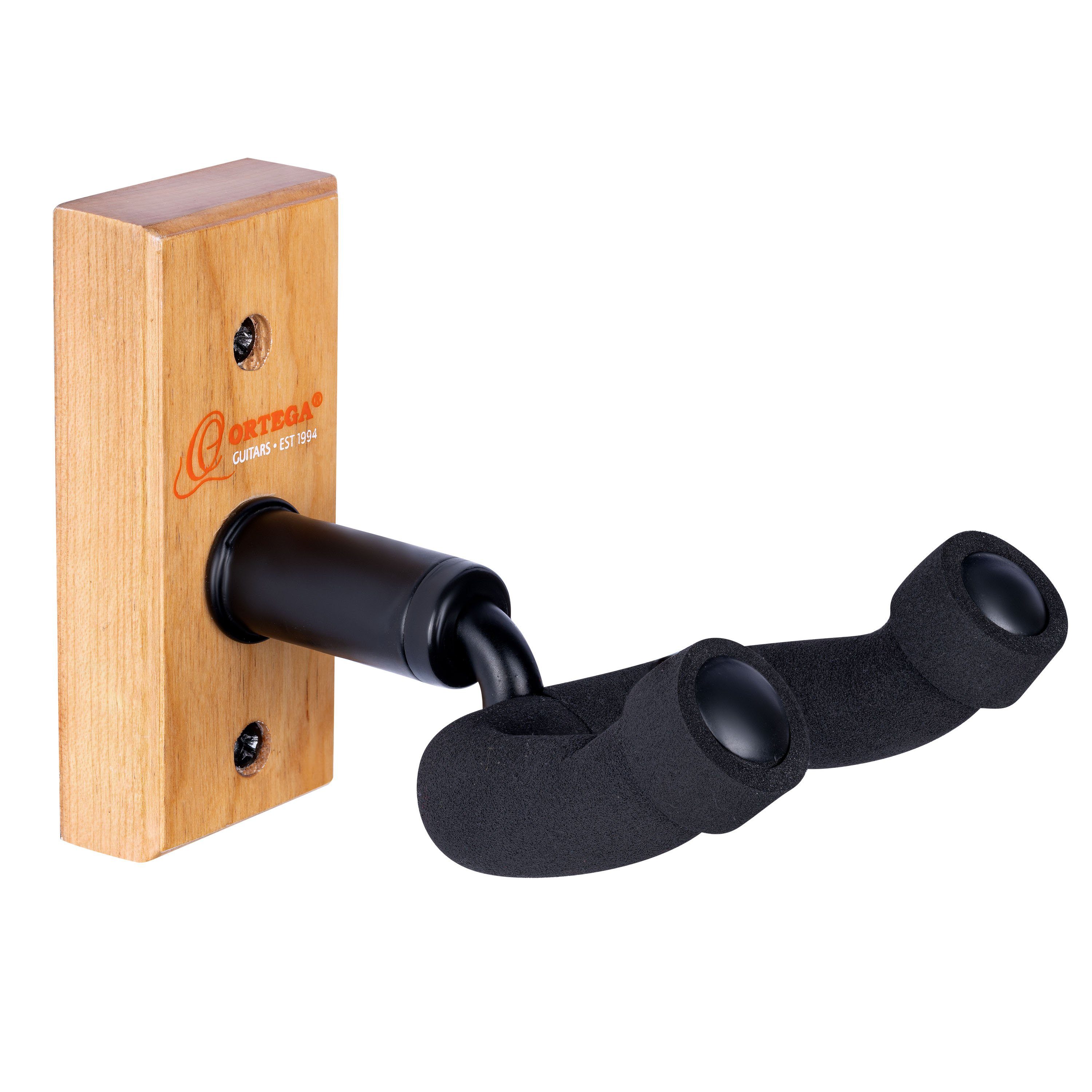 ORTEGA Guitars Gitarrenständer Wandhalterung für Gitarre/Ukulele, Naturholzkorpus