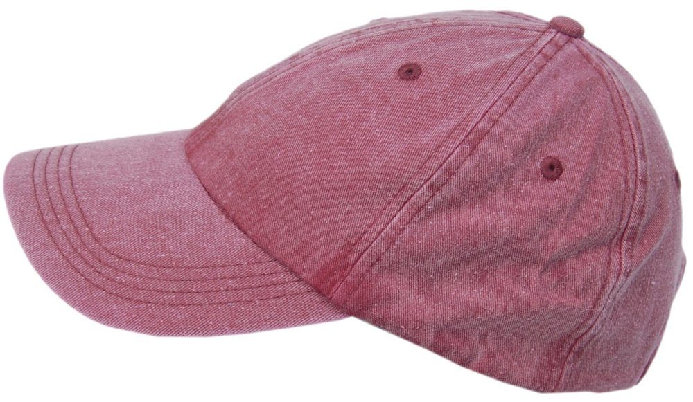 Cool4 Baseball Cap Basecap aus 100% Baumwolle – verstellbare Jeans-Cap im Washed-Look Unisex, modisch