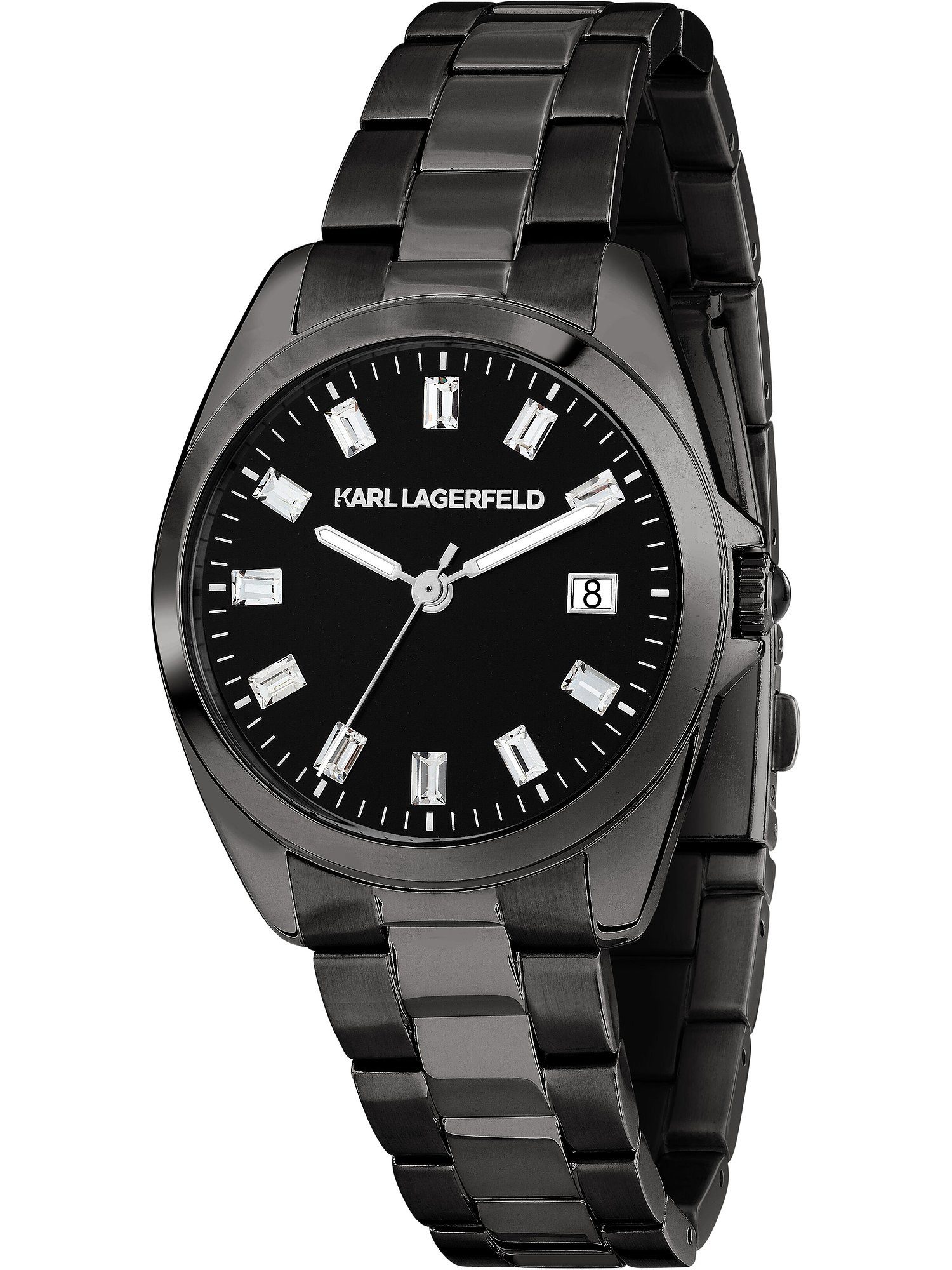 KARL LAGERFELD Quarzuhr Karl Lagerfeld Damen-Uhren Analog Quarz