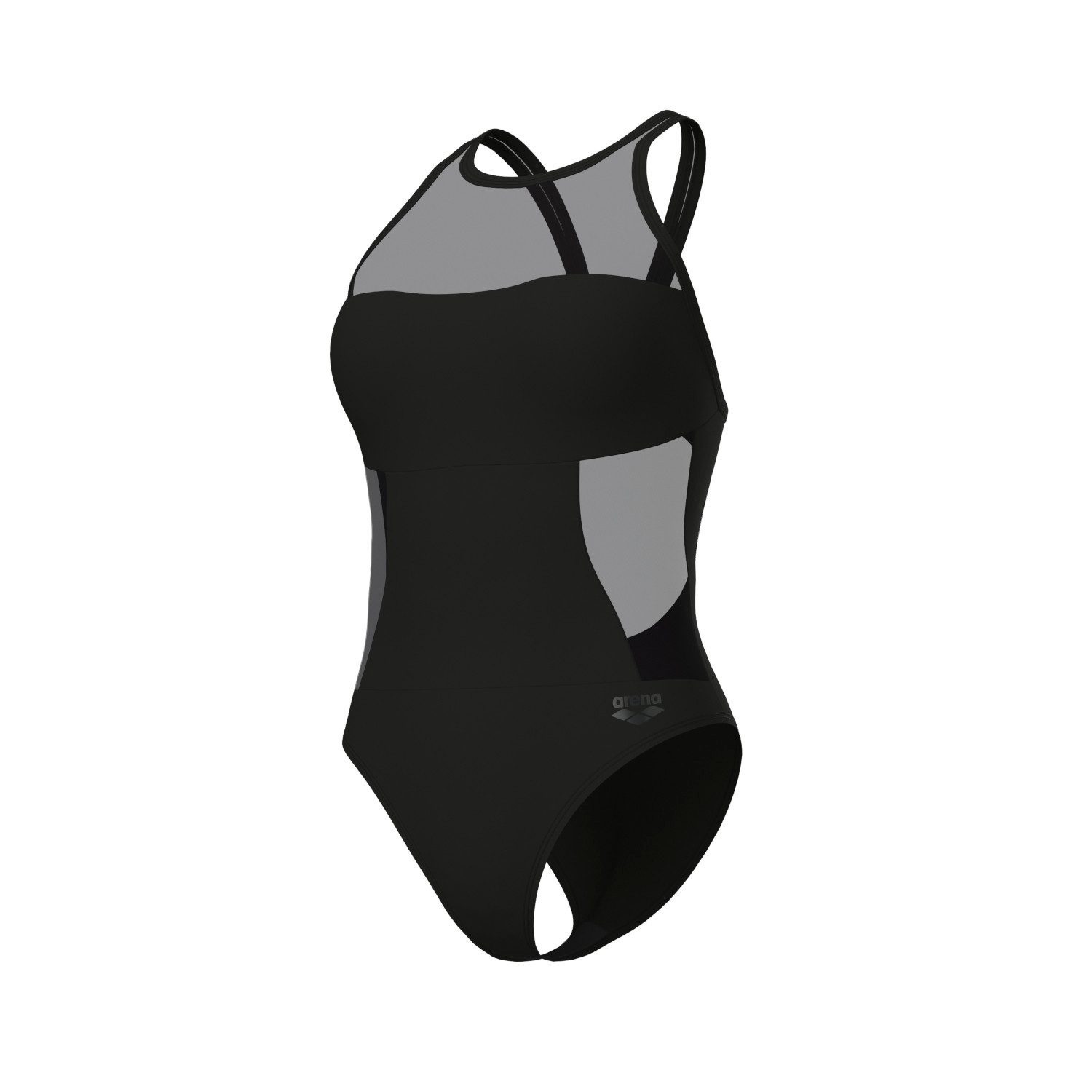 Arena Badeanzug Arena Damen Badeanzug Mesh Panels Swimsuit 006659