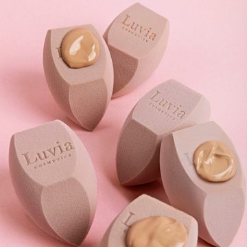 Luvia Cosmetics Make-up Schwamm Diamond Sponge Candy, Set, 2 tlg., feinporige Oberfläche für natürliches Hautbild
