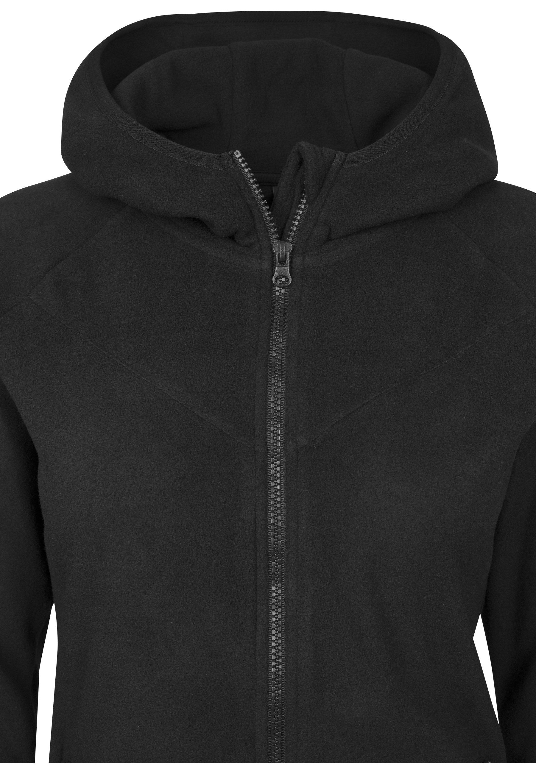 URBAN CLASSICS Sweatjacke Urban Classics Damen Ladies Polar Fleece Zip Hoody (1-tlg)