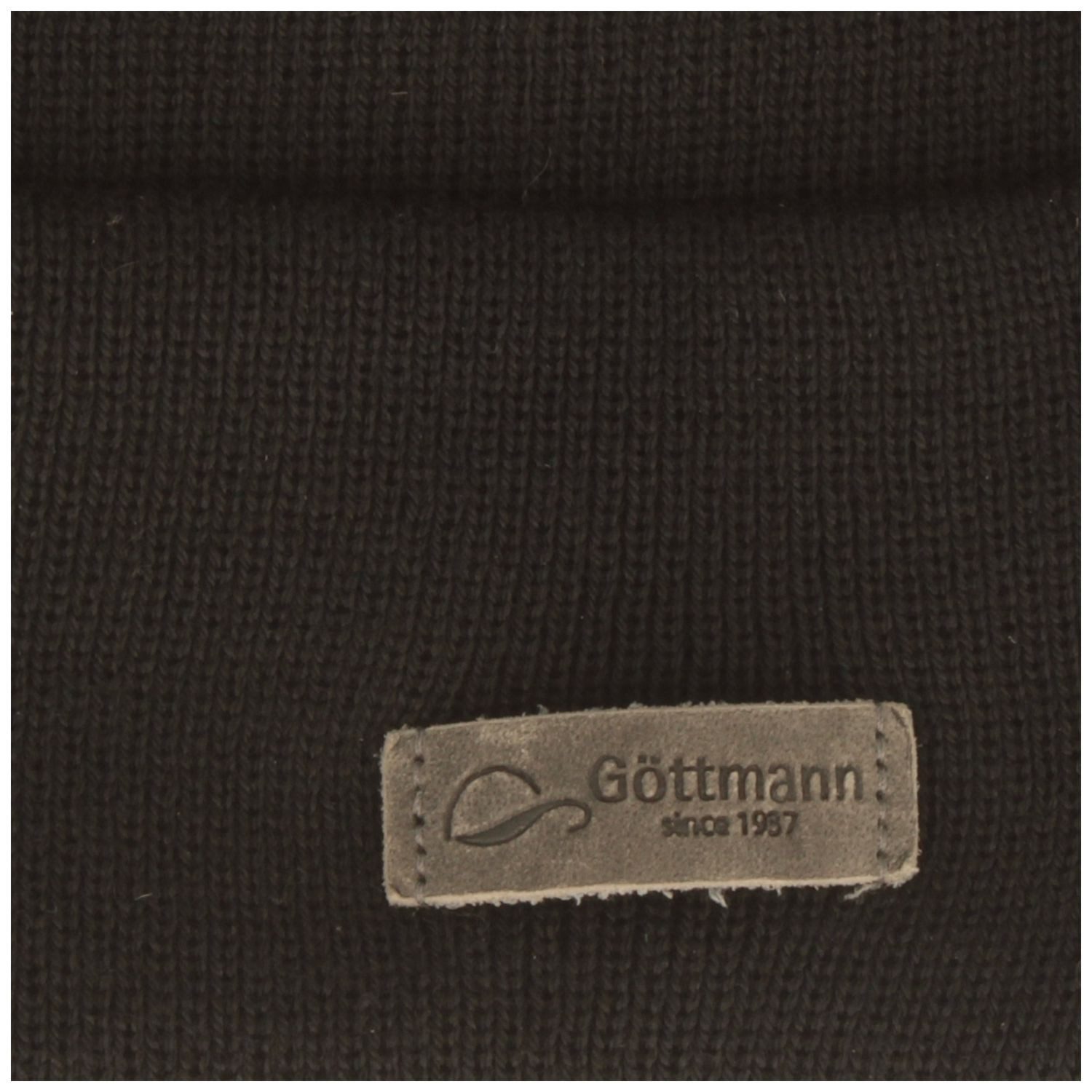 Göttmann Strickmütze Fein gestrickte Umschlagmütze100%Baumwolle aus DE