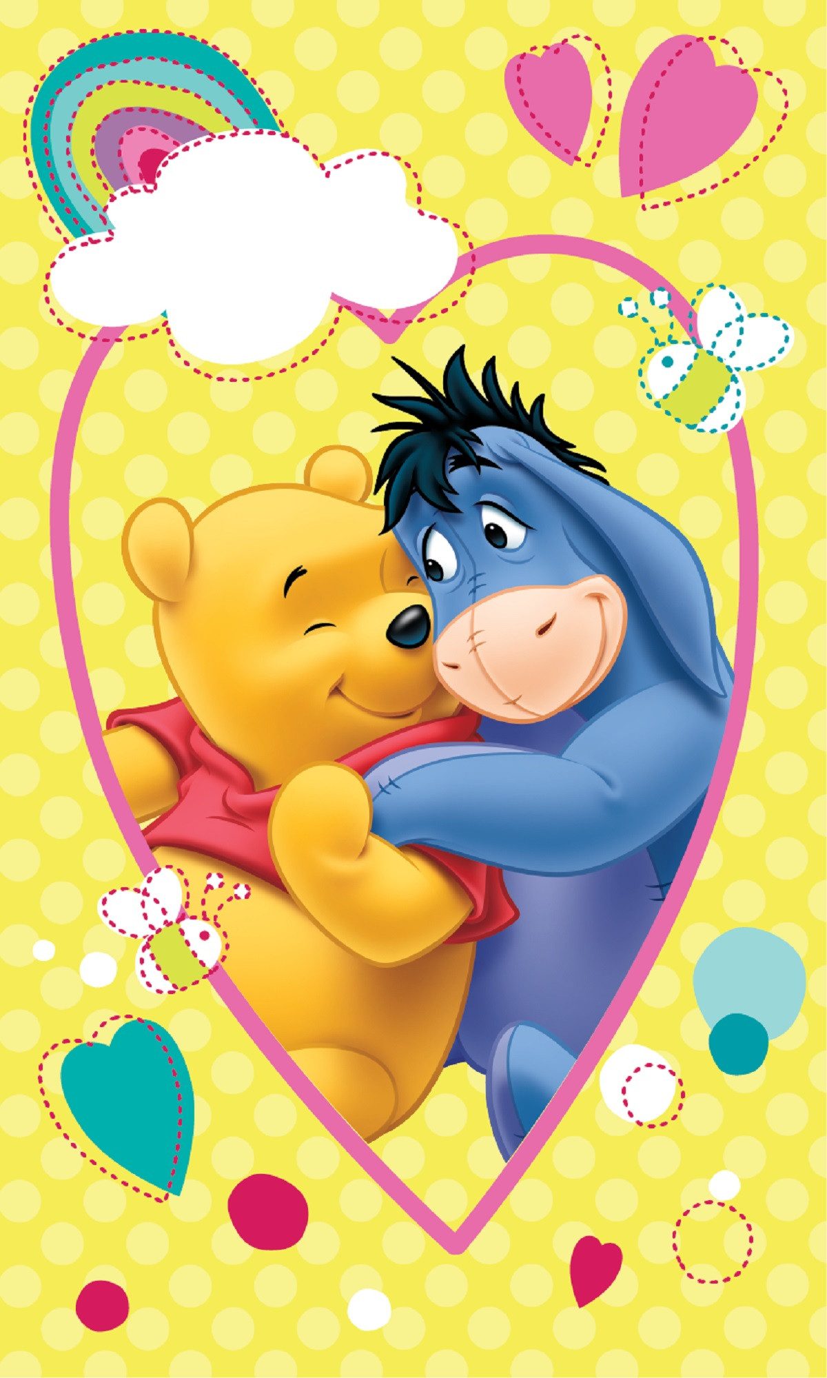 Disney Handtuch Winnie The Pooh 100% Baumwolle, 30x50 cm, schnelltrocknend günstig online kaufen
