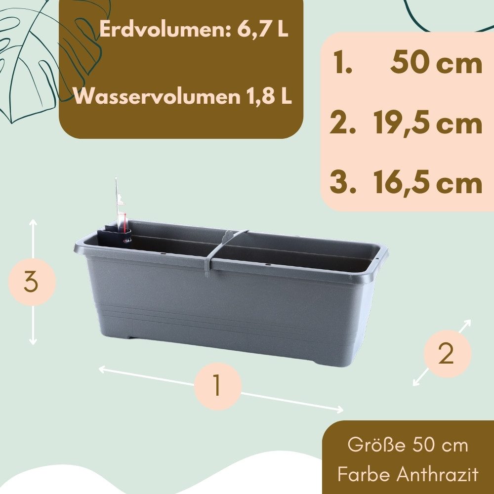 GarPet Blumenkasten Blumenkasten Fensterbank Balkon Kasten günstig online kaufen