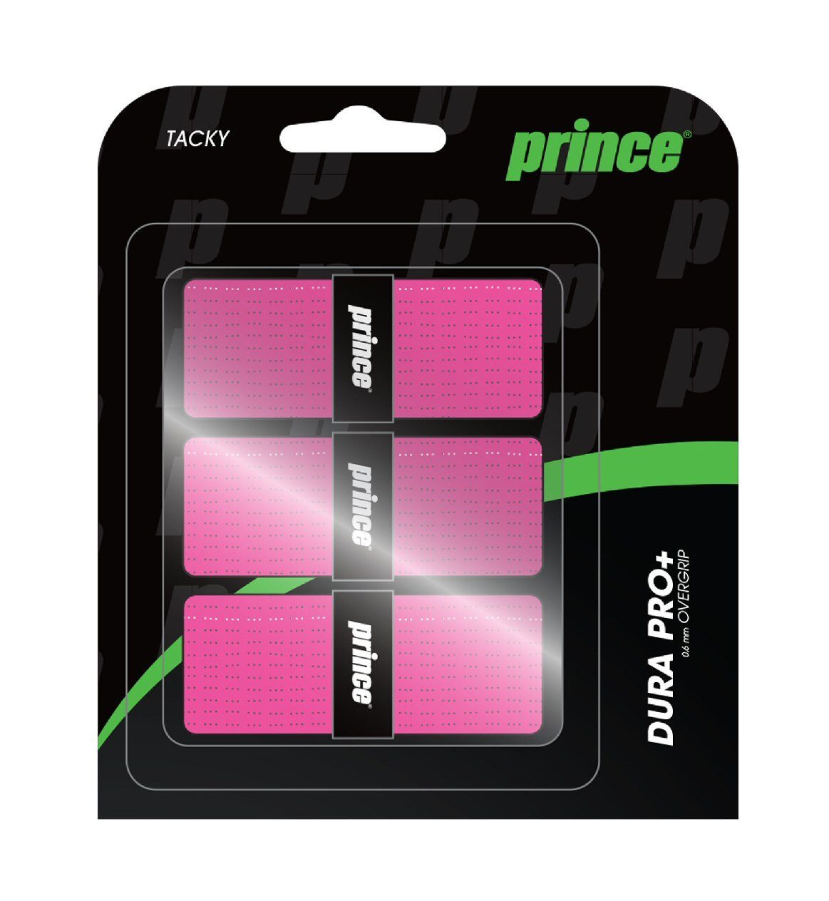 Prince Griffband Overgrip Dura Pro+ 0.6mm pink 3er