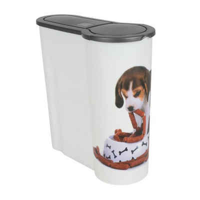 Jelenia Plast Futterbehälter Hunde Futterdose 4L Aufbewahrungsdose Hundefutter Trockenfutter Vorrat, Kunststoff