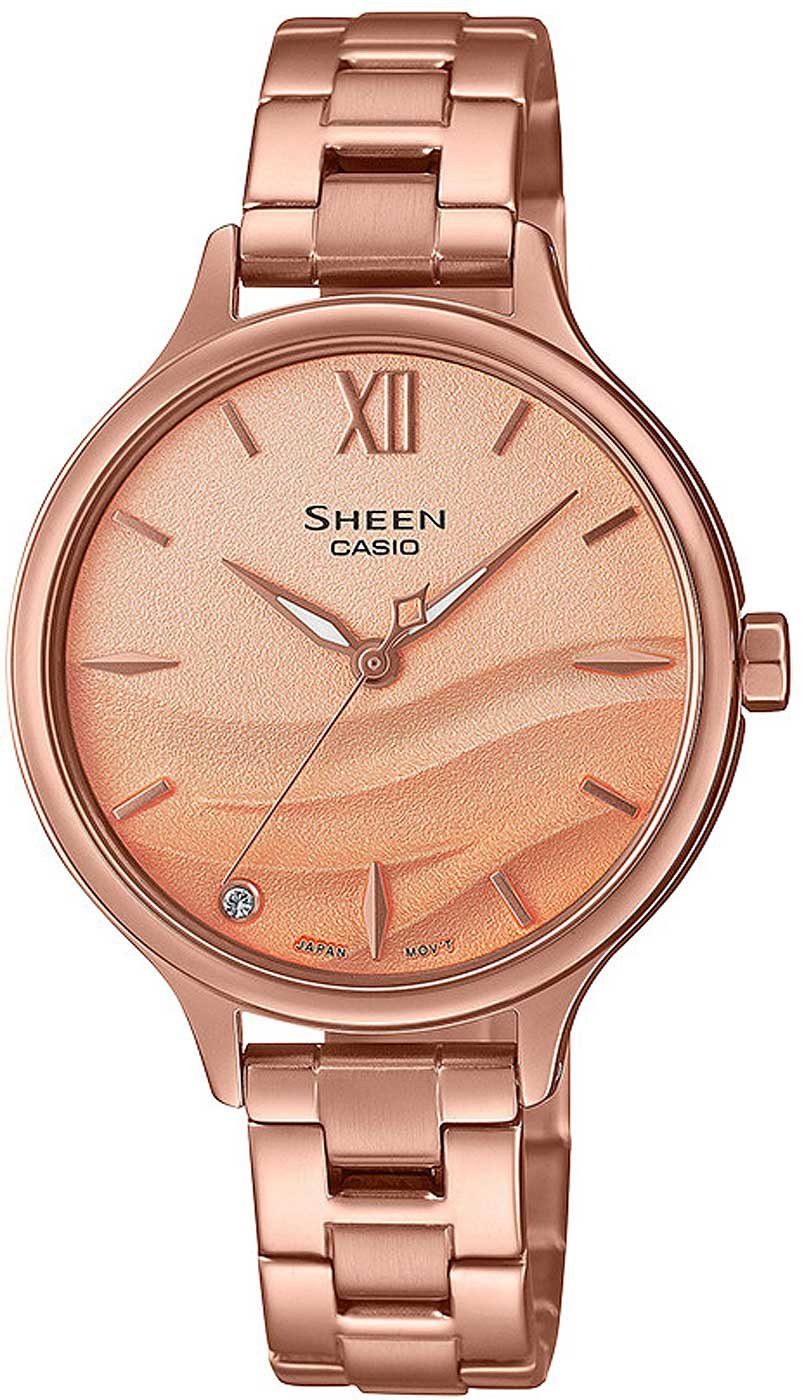 Quarzuhr Damenuhr - Casio Modell: SHE-4550PG-4AUER