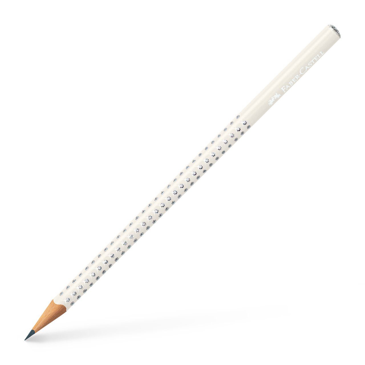 Faber-Castell Bleistift 1 Bleistift SPARKLE PEARL Dreikant coconut milk - Härtegrad B, (1-tlg)