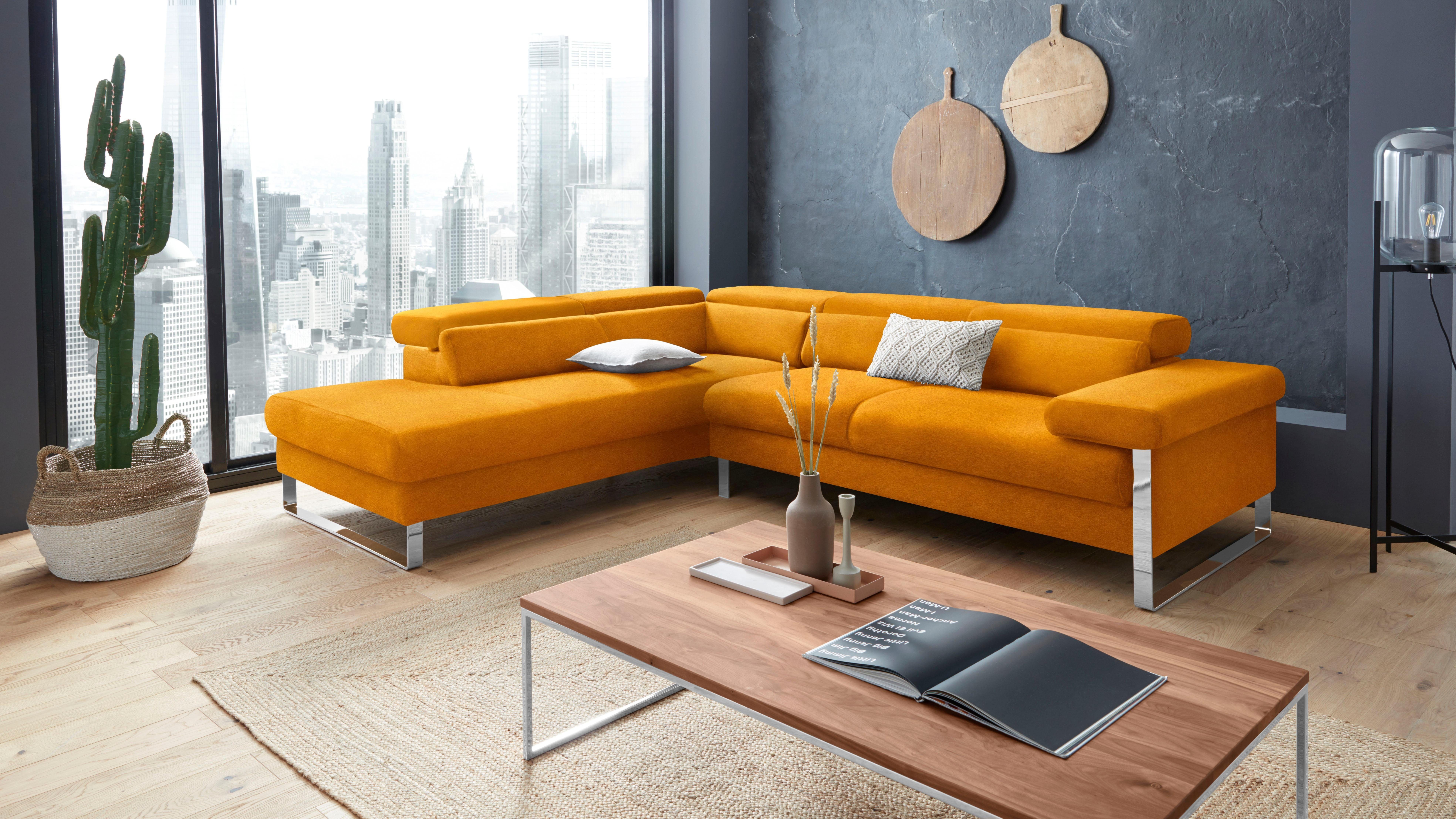 W.SCHILLIG Ecksofa "finn, toller Sitzkomfort, L-Form, hochwertige Verarbeit günstig online kaufen