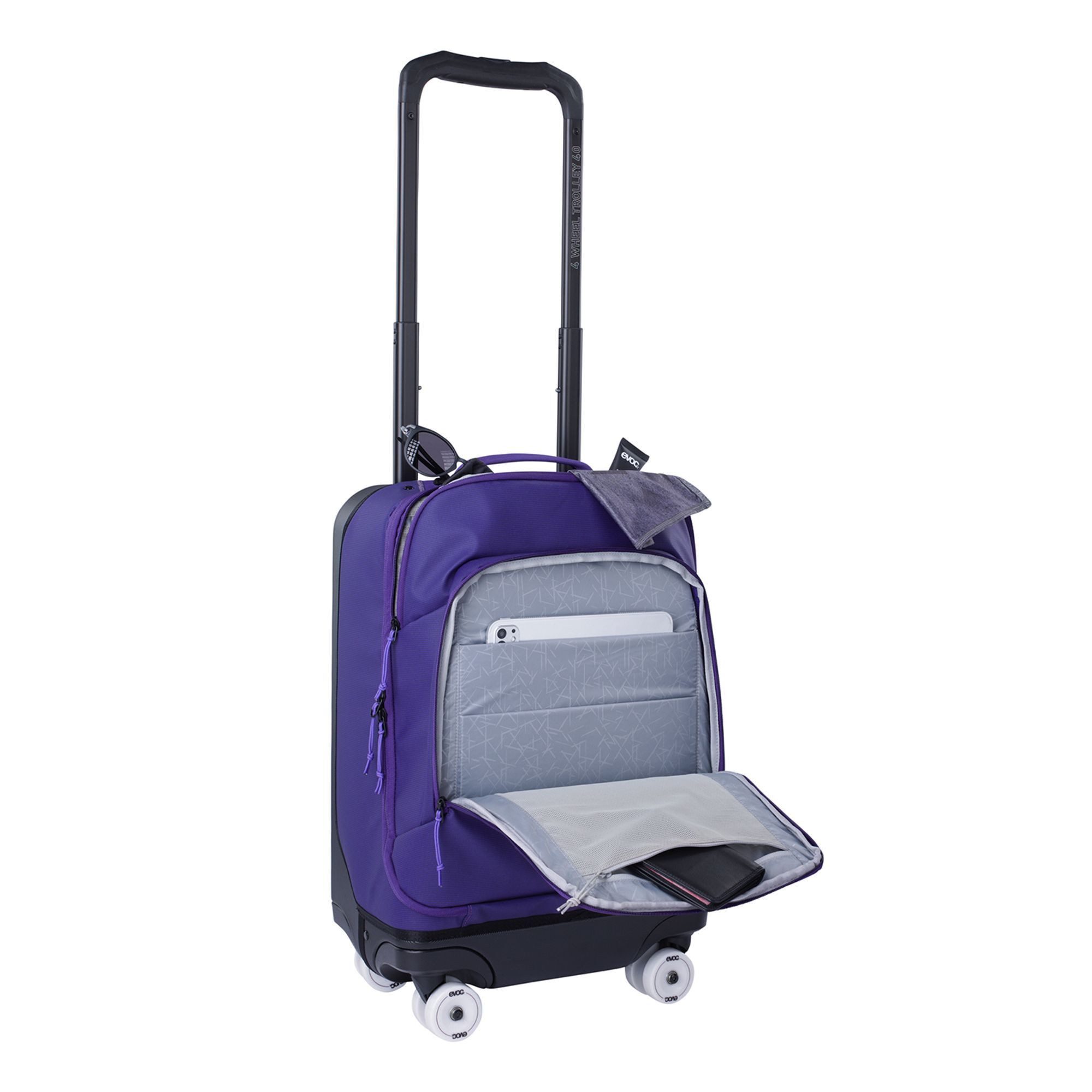 EVOC Handgepäck-Trolley, 4 Rollen, Polyester