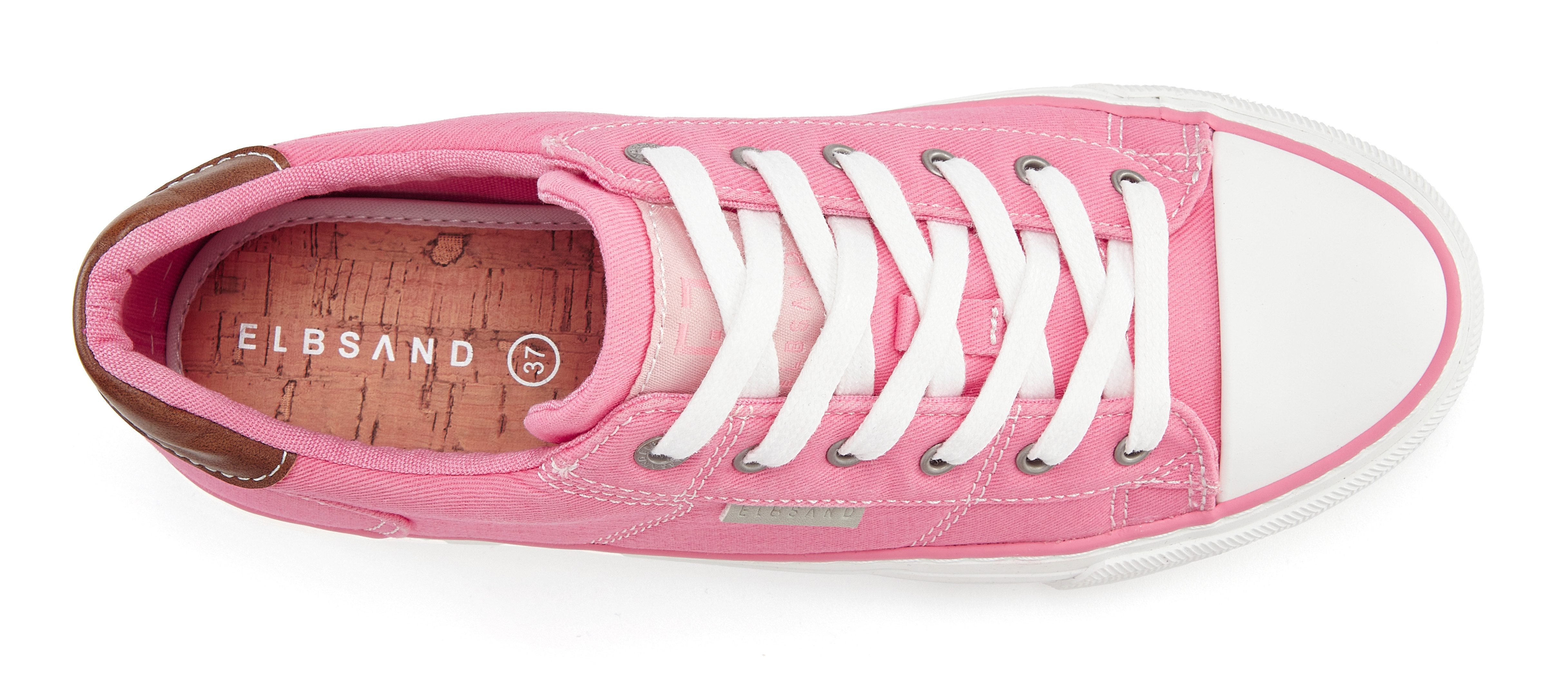 Elbsand Schnürschuh, Freizeitschuh, Stoffschuh, Halbschuh, Turnschuh Sneaker Schnürhalbschuh aus weichem Textilmaterial Unisex VEGAN