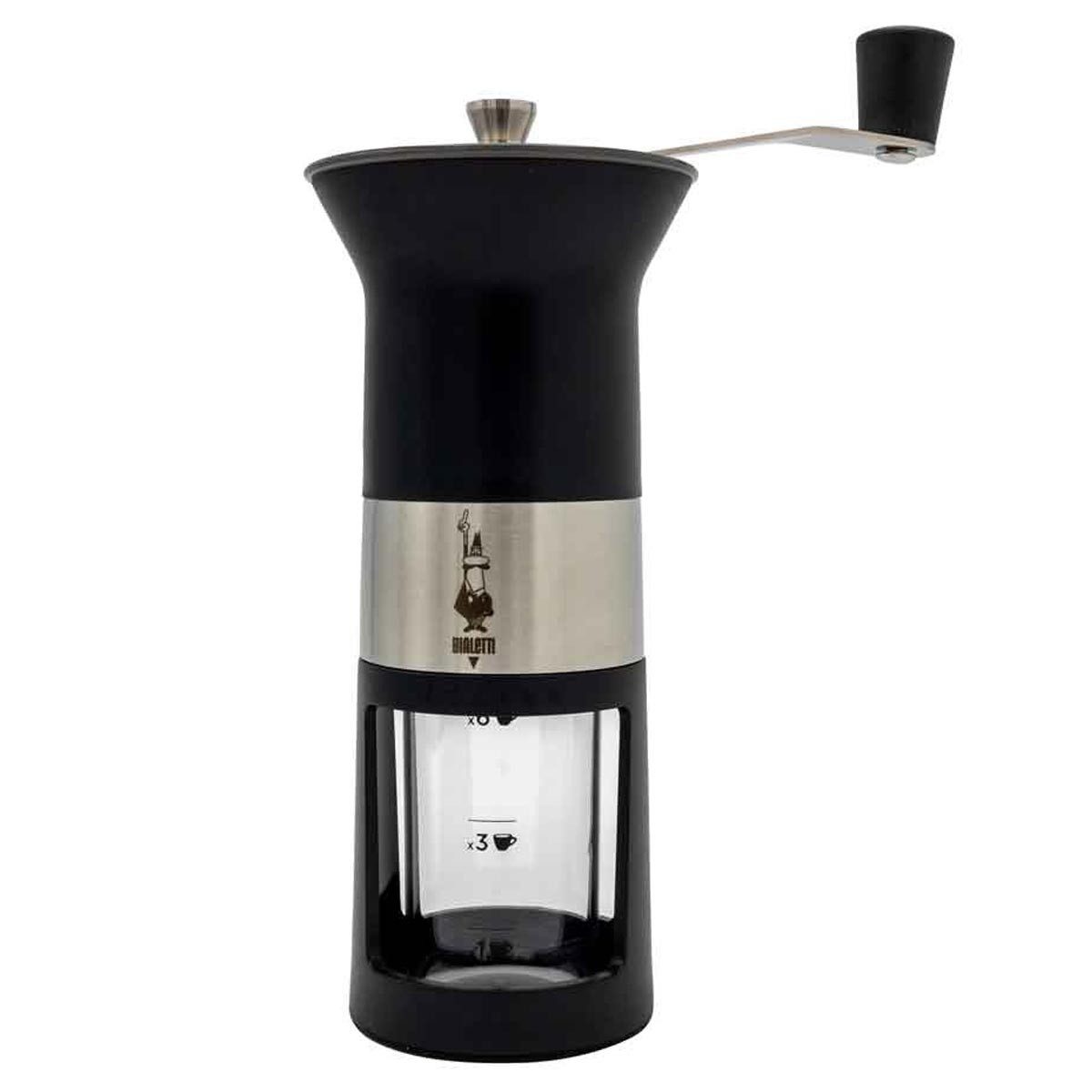 BIALETTI Kaffeemühle Manuelle Kaffeemühle mattschwarz