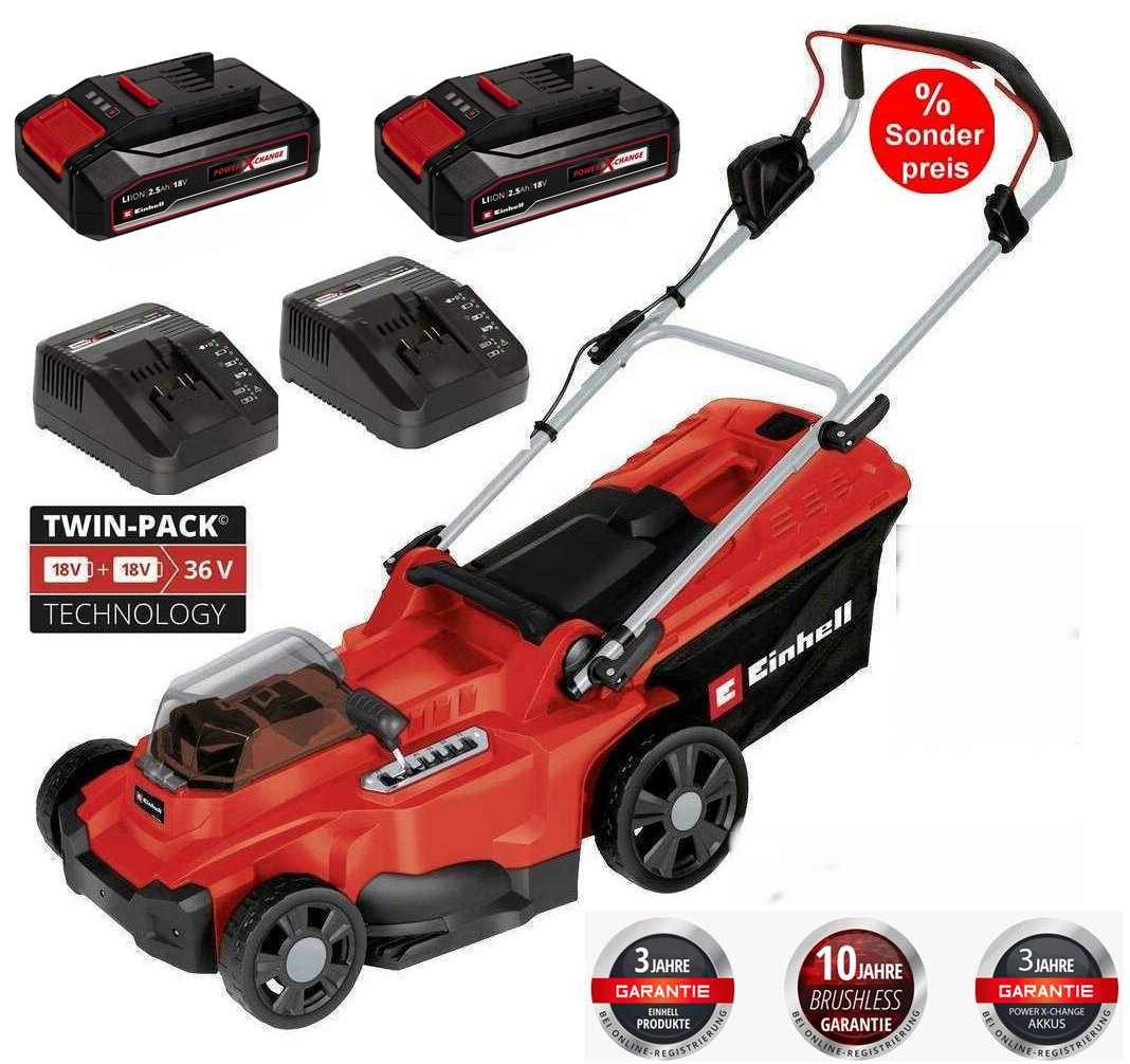 Einhell Akkurasenmäher Rasenmäher GC-RM 36 Li-Brushless günstig online kaufen