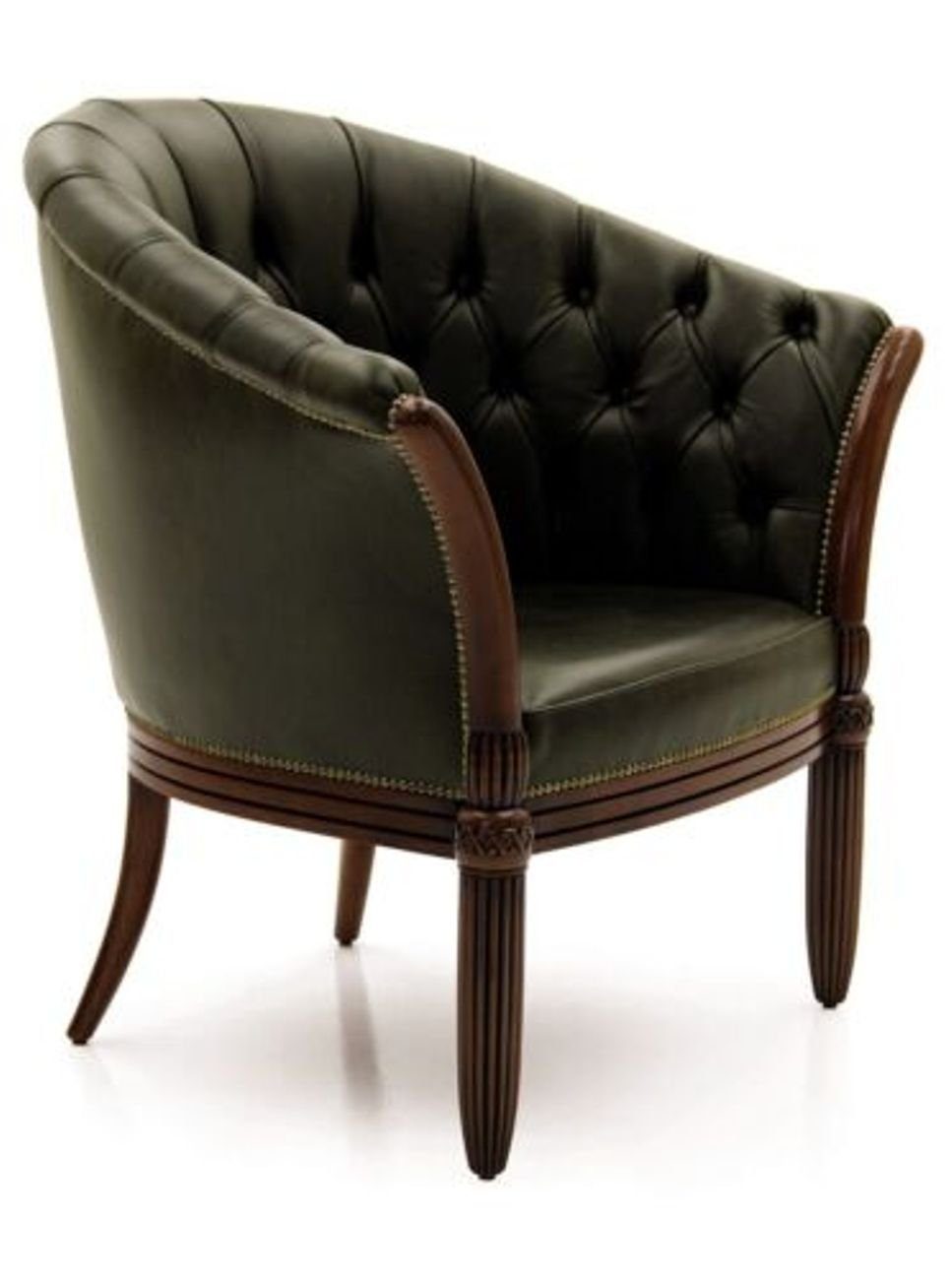 JVmoebel Chesterfield-Sessel, Luxus Design Möbel Stühle Klassisch Design Sessel Textil Wohnzimmer