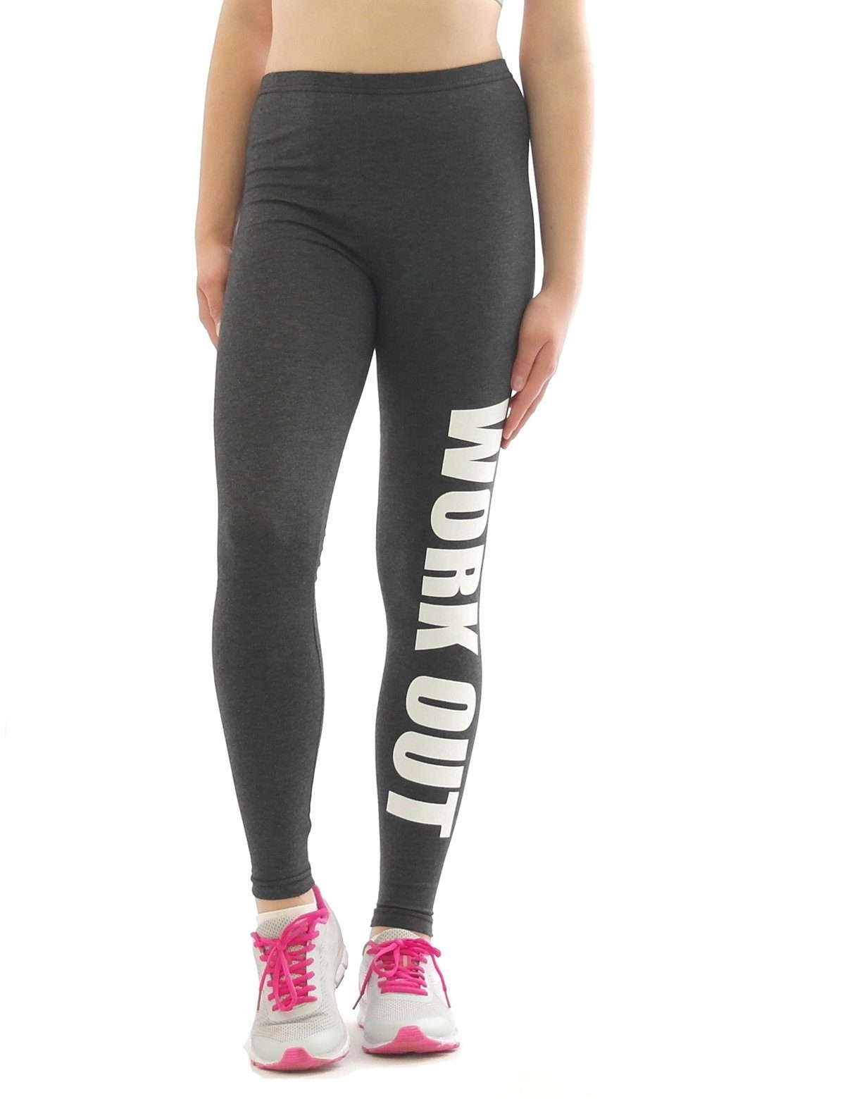 YESET Leggings Leggings Druck WORK OUT günstig online kaufen