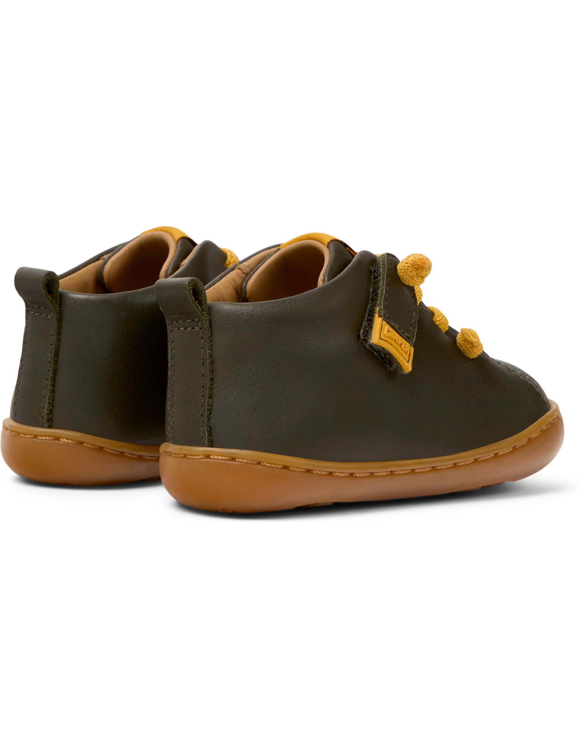 Camper Camper Lauflernschuhe Peu erste Schuhe Kinder Leder Grün Lauflernschuh