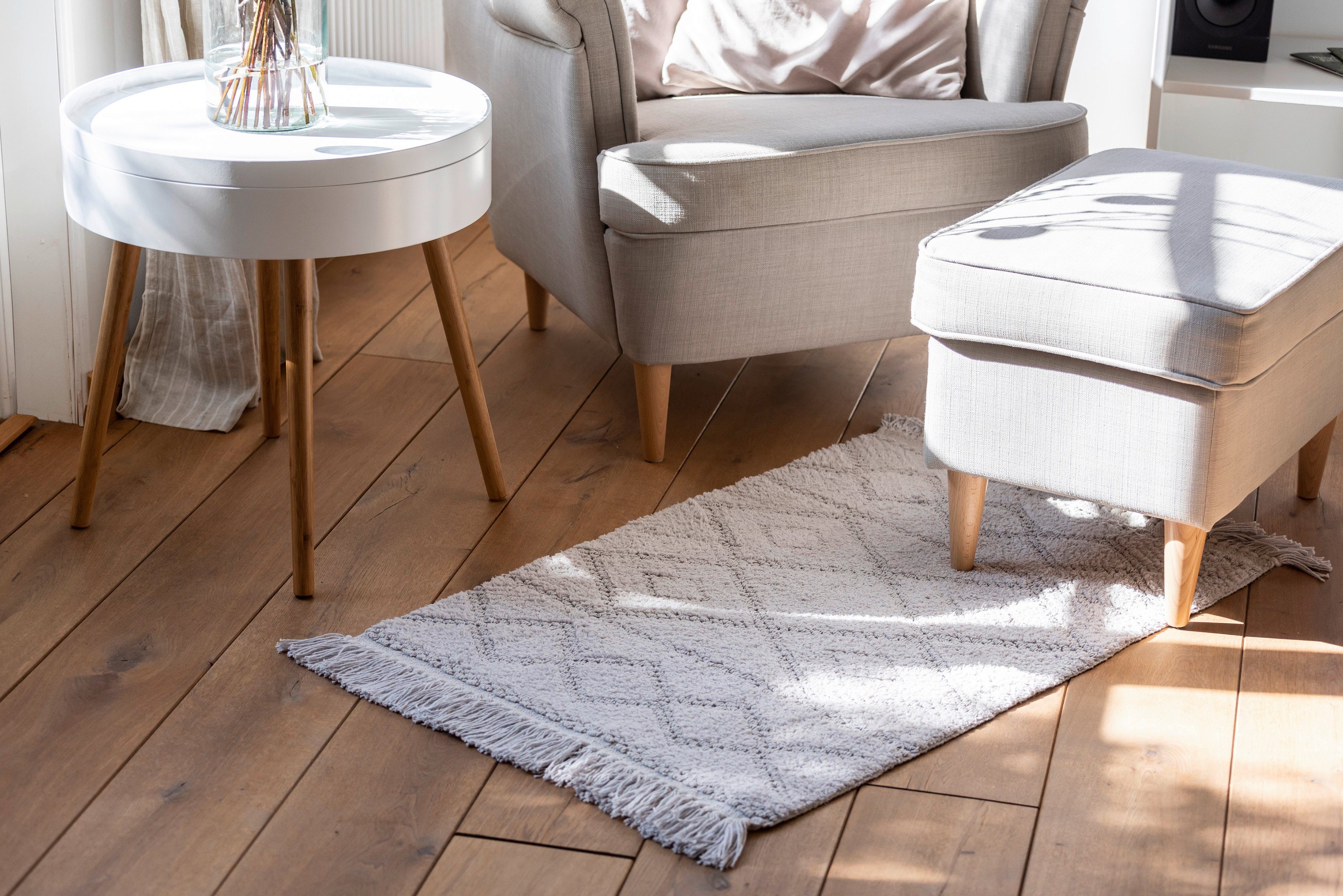 WENKO Badematte Urla, Höhe 10 mm, rechteckig, BxL: 60 x 90 cm
