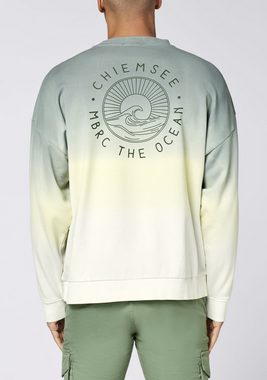 Chiemsee Sweatshirt Sweatshirt mit Backprint und Effekt-Färbung 1