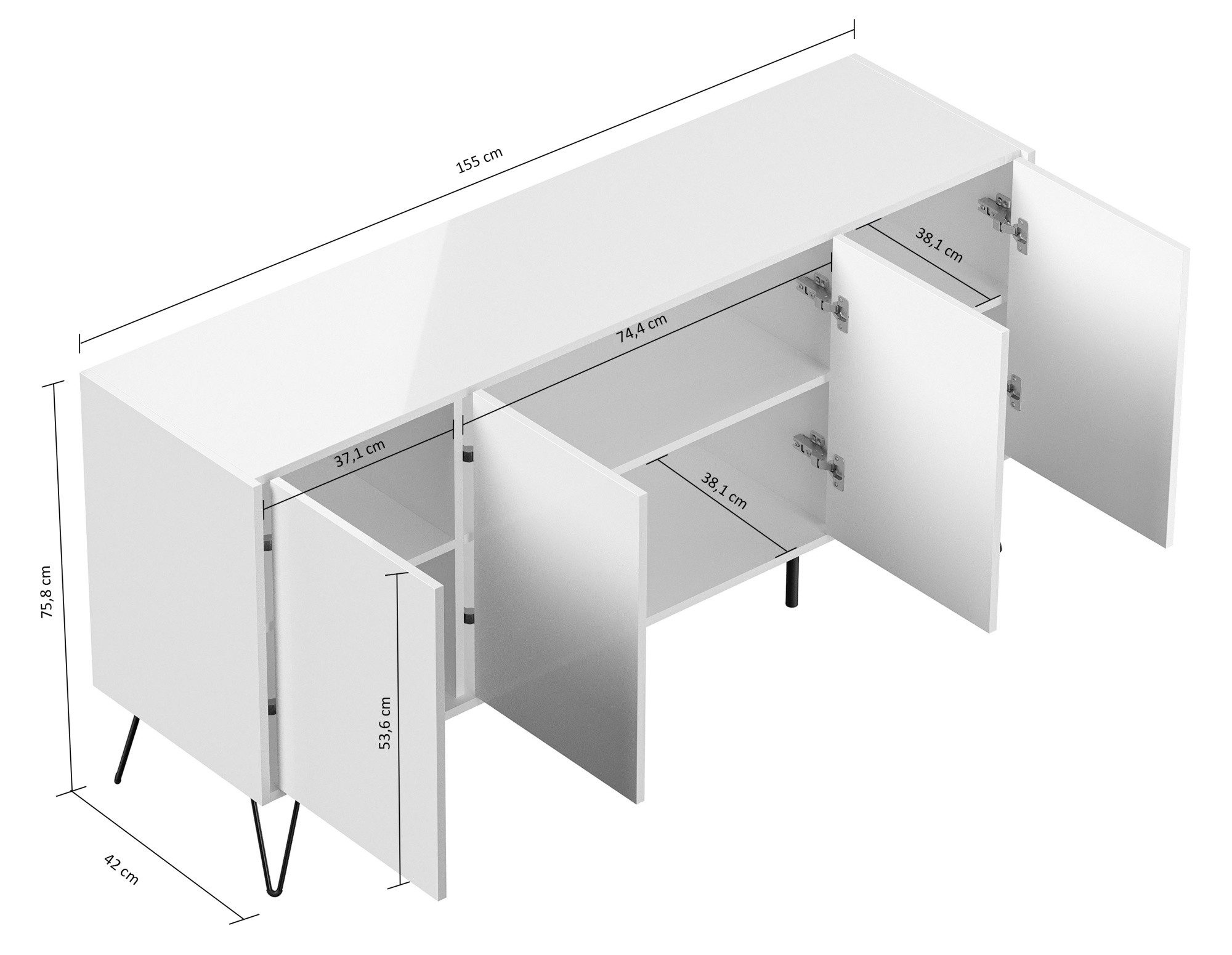 Magnolia Home Sideboard Raumwunder XL Sideboard günstig online kaufen