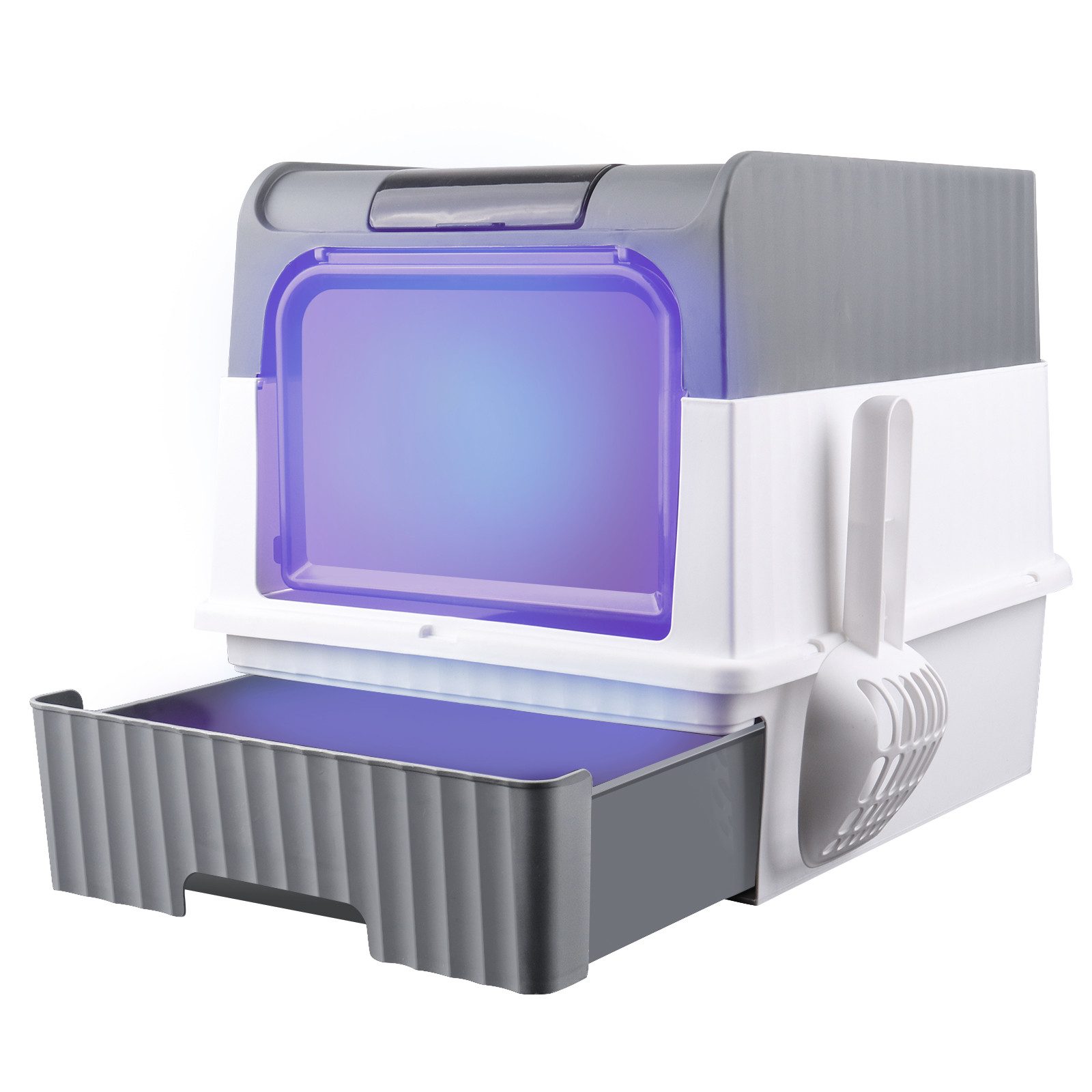 JEOBEST Katzentoilette Katzenklo, Katzentoilette mit UV-Sterilisation, Deod günstig online kaufen