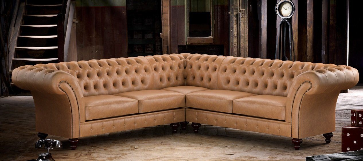 JVmoebel Ecksofa, Chesterfield Ecksofa Wohnlandschaft 245x245cm