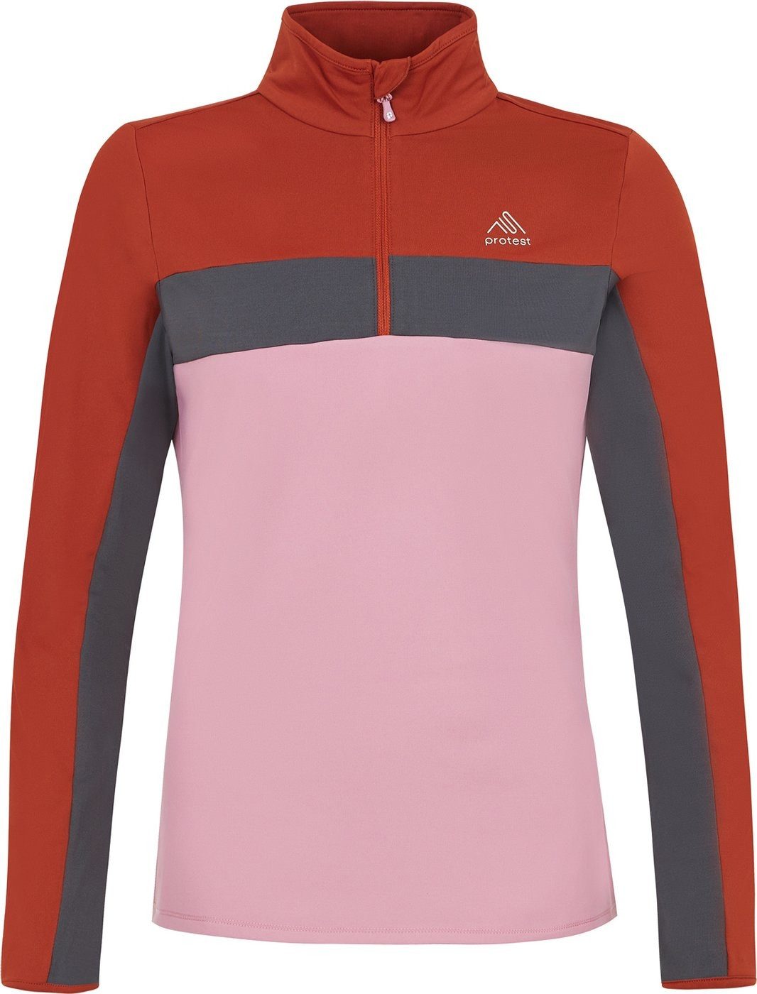 Protest Fleecepullover PRTNAIADS 1/4 zip top Uluru Rust