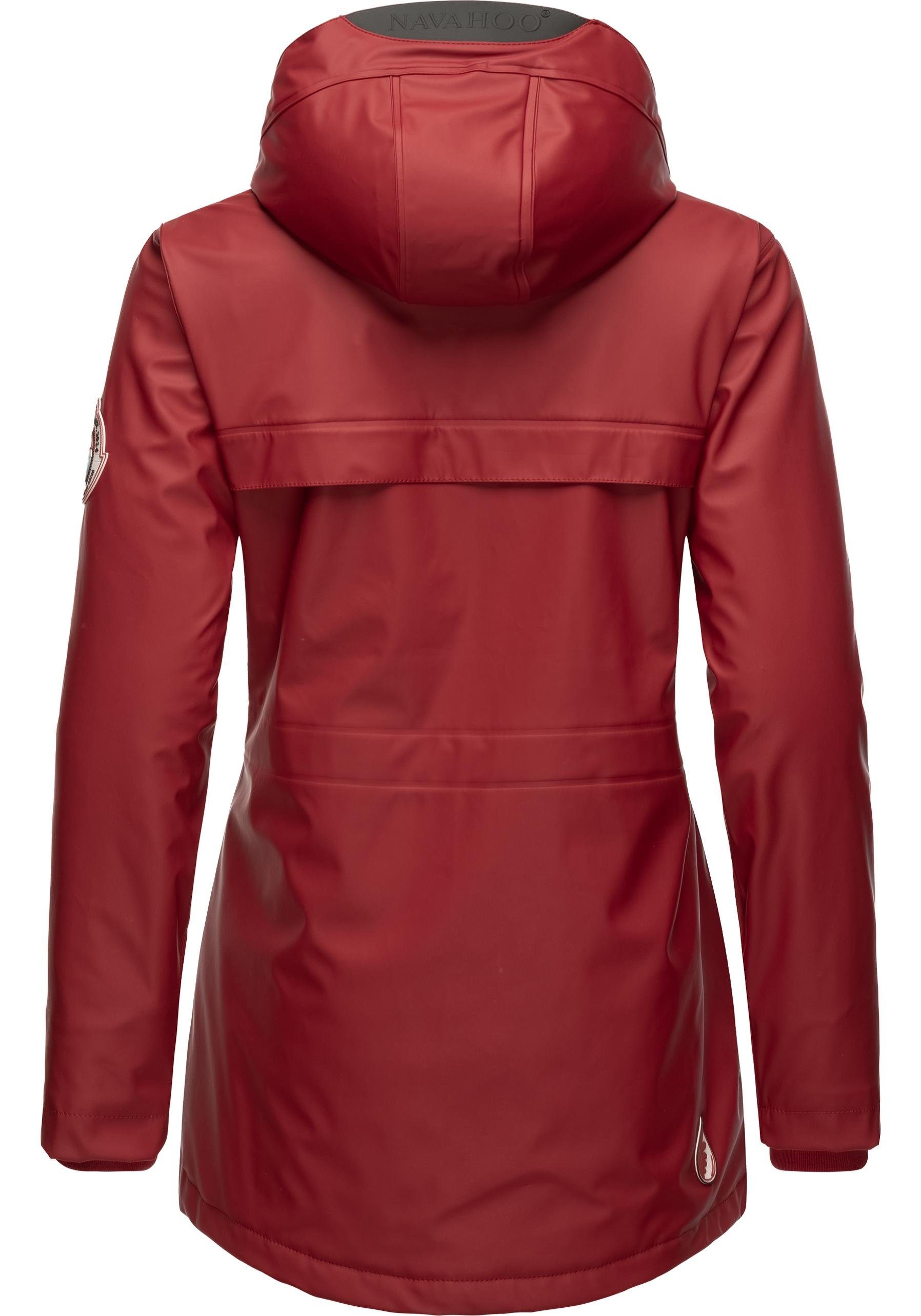 Navahoo Regenjacke Oceans Heart stylischer wasserdichter Regenmantel mit Kapuze