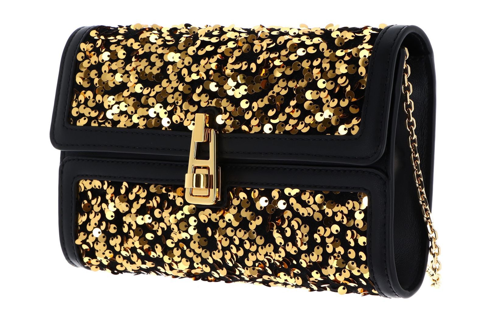 COCCINELLE Clutch 2Nite Paillettes Clutch, aus echtem Rindsleder