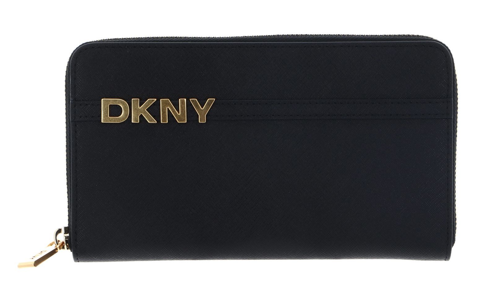 DKNY Geldbörse Zip Around Wallet, aus echtem Rindsleder