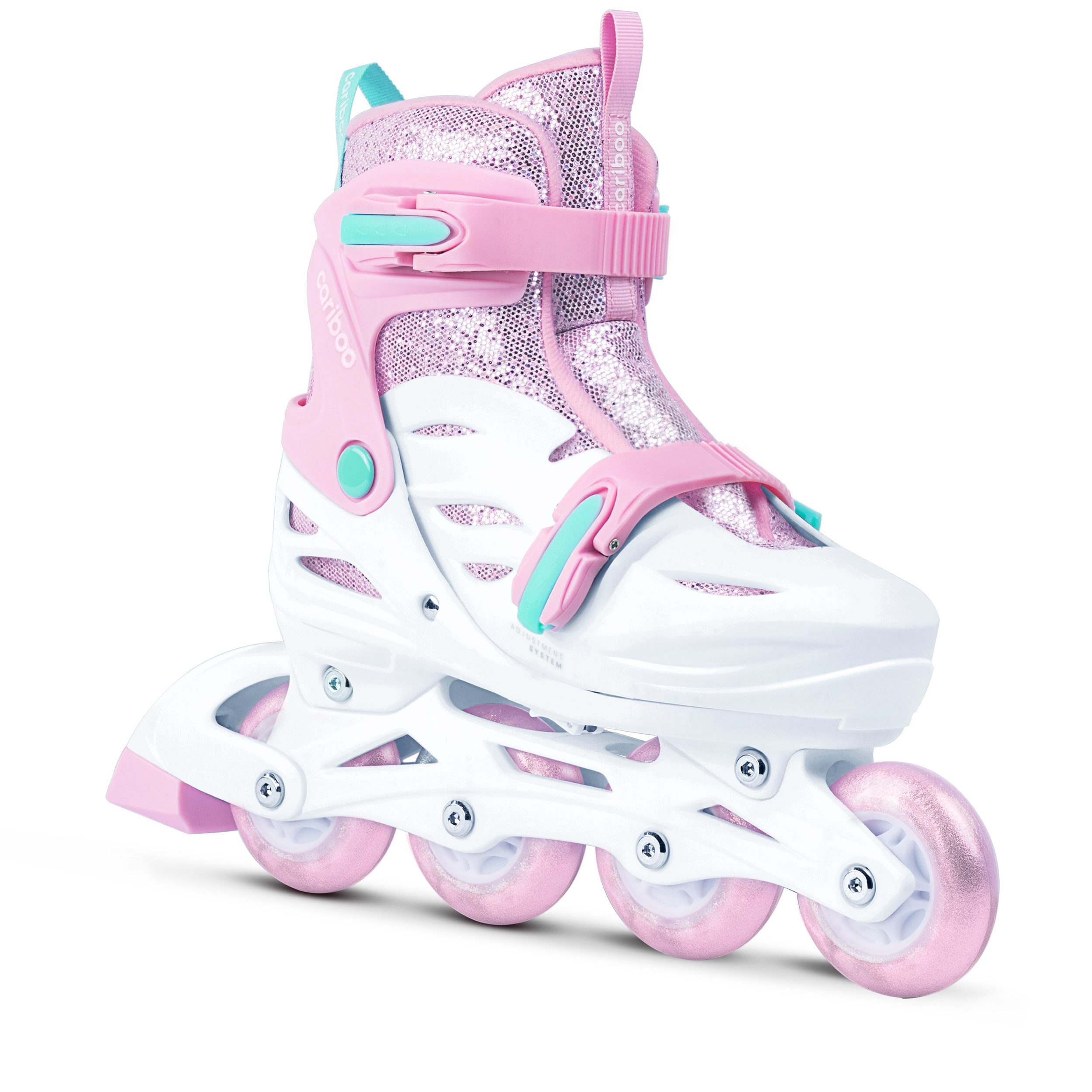 Cariboo Inlineskates Inliner und Schlittschuhe CARIBOO BALLERINA 2in1 leuchtende LED-Rollen