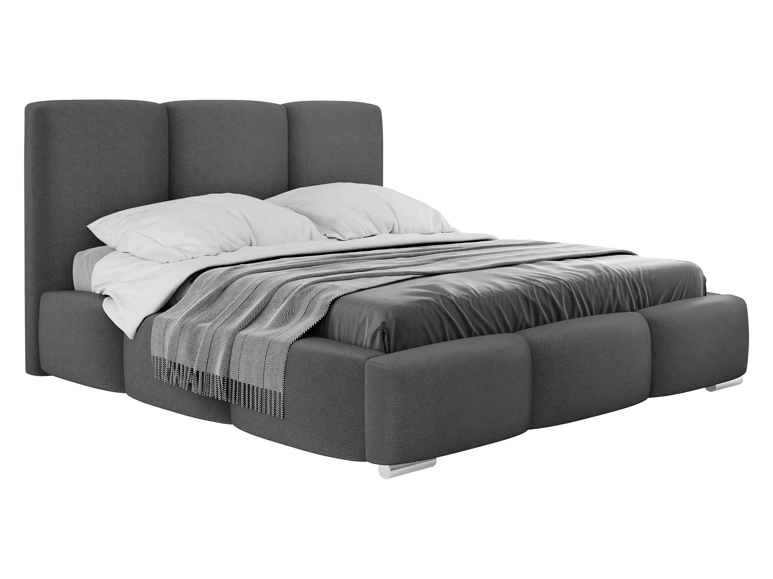 MIRJAN24 Polsterbett Olweria (mit Bettkasten), Leistenlattenrost aus Laubholz, 140/160/180x200 cm