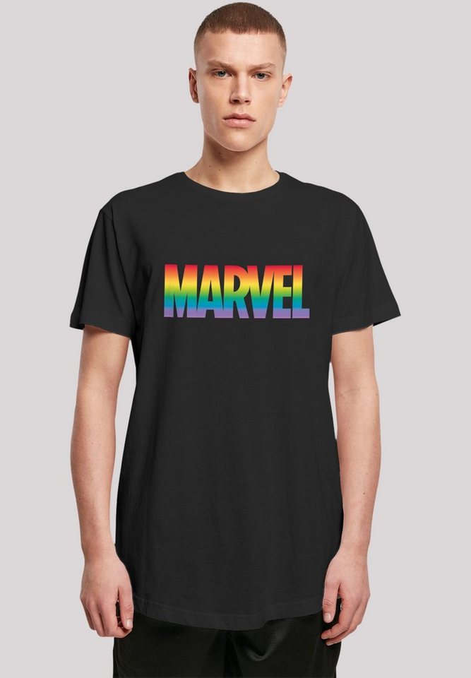 F4NT4STIC T-Shirt Marvel Pride Premium Qualität, Extra lang geschnittenes  Herren T-Shirt
