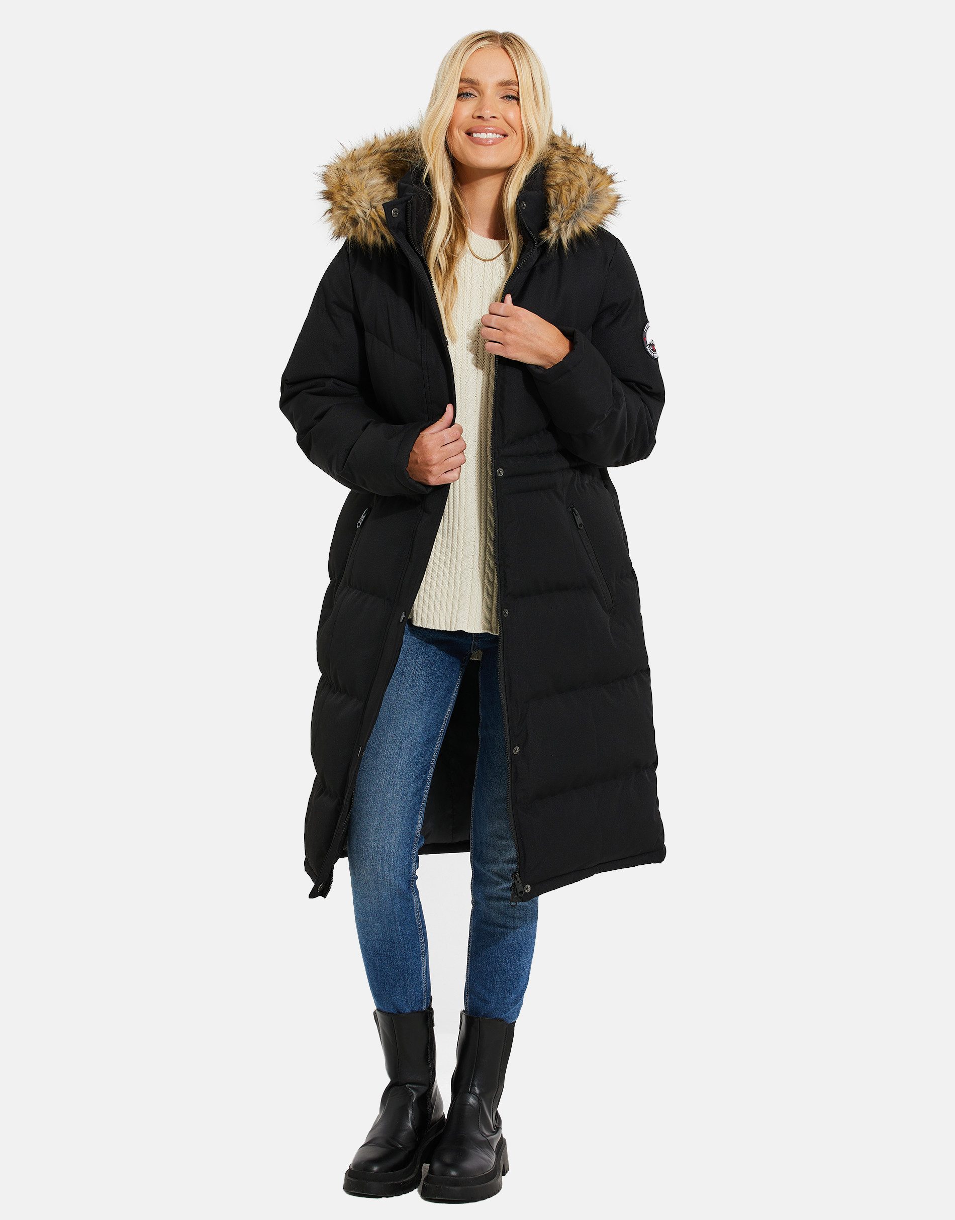 Threadbare Steppmantel (1-tlg) mit Kapuze günstig online kaufen