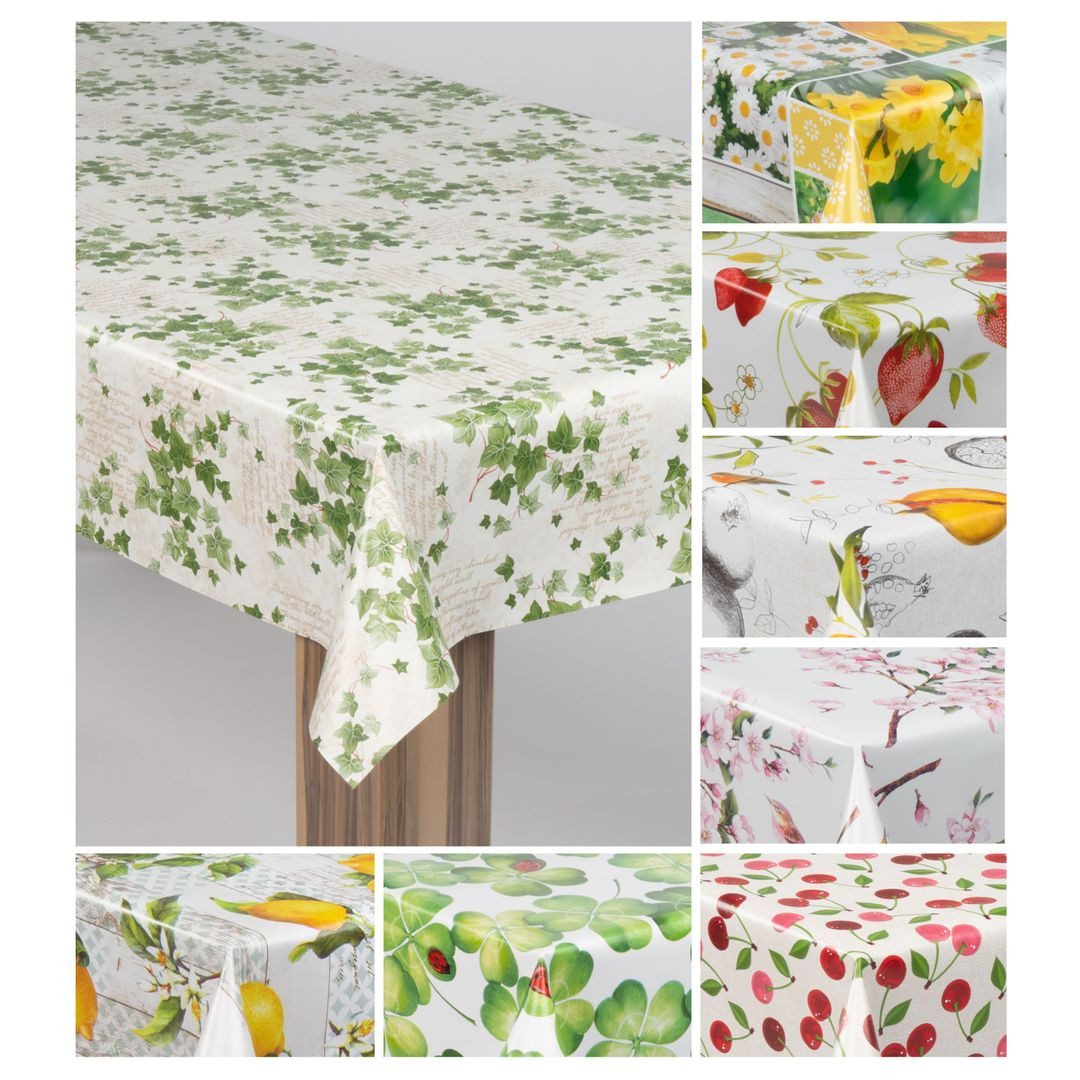 laro Tischdecke laro Wachstuch-Tischdecke Wachstischdecke Gartentischdecke
