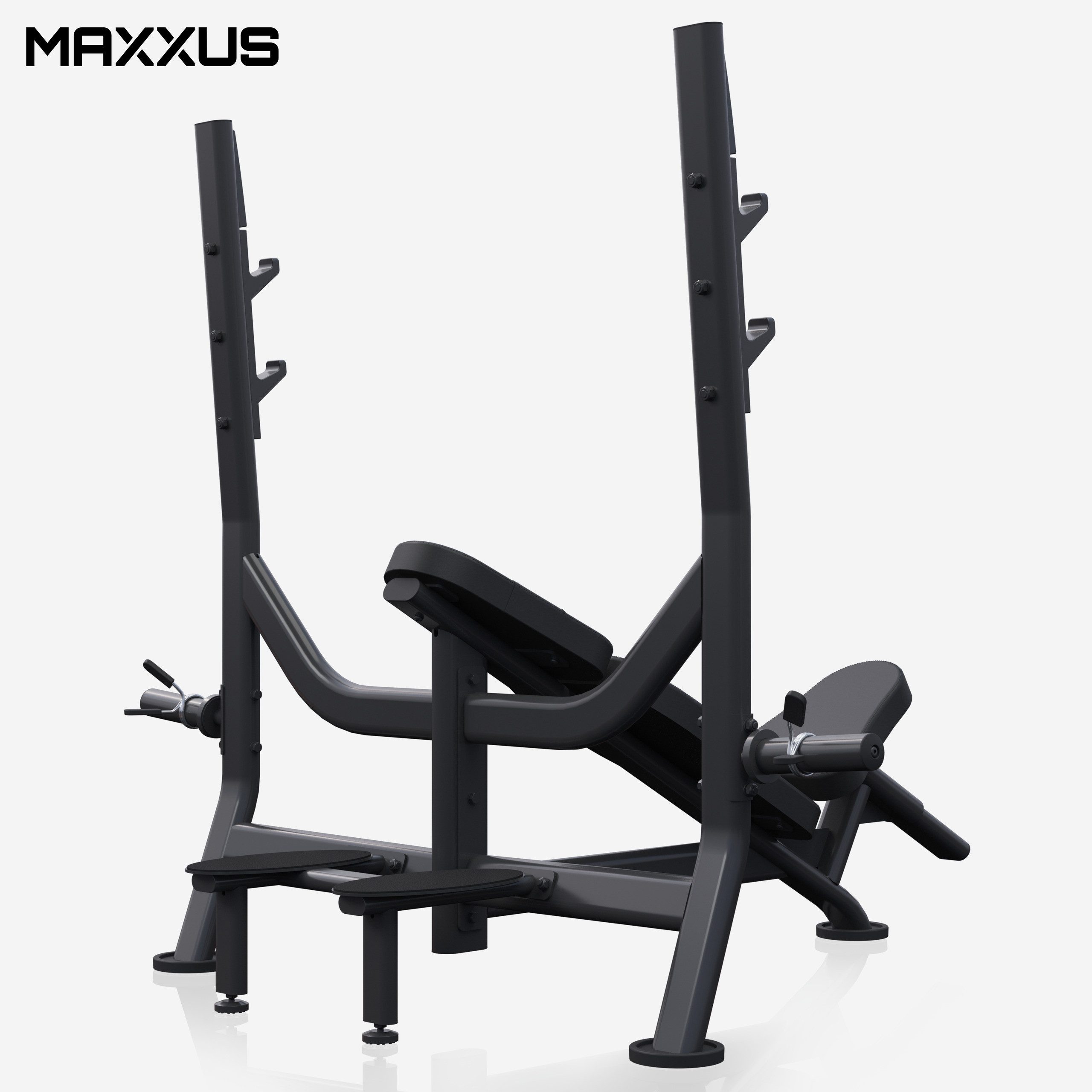 MAXXUS Hantelbank Schrägbank mit Ablage PRO, (1-tlg)