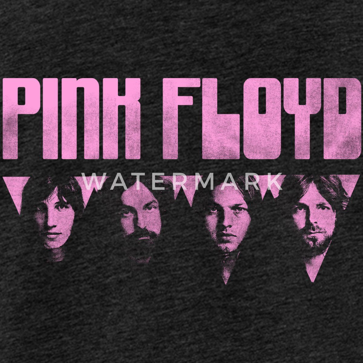 Spreadshirt T-Shirt Pink Floyd Logo Pink Männer Premium Tank Top (1-tlg)