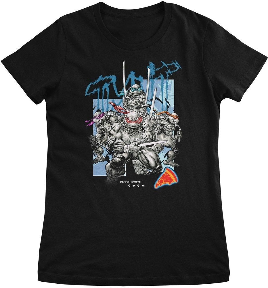 Teenage Mutant Ninja Turtles T-Shirt TMNT - Defiant Spirits Girly Tee