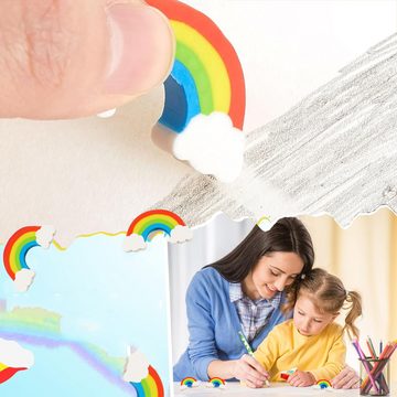 Lubgitsr Radiergummi Bleistift-Radiergummis, Mini-Radiergummis für Kinder