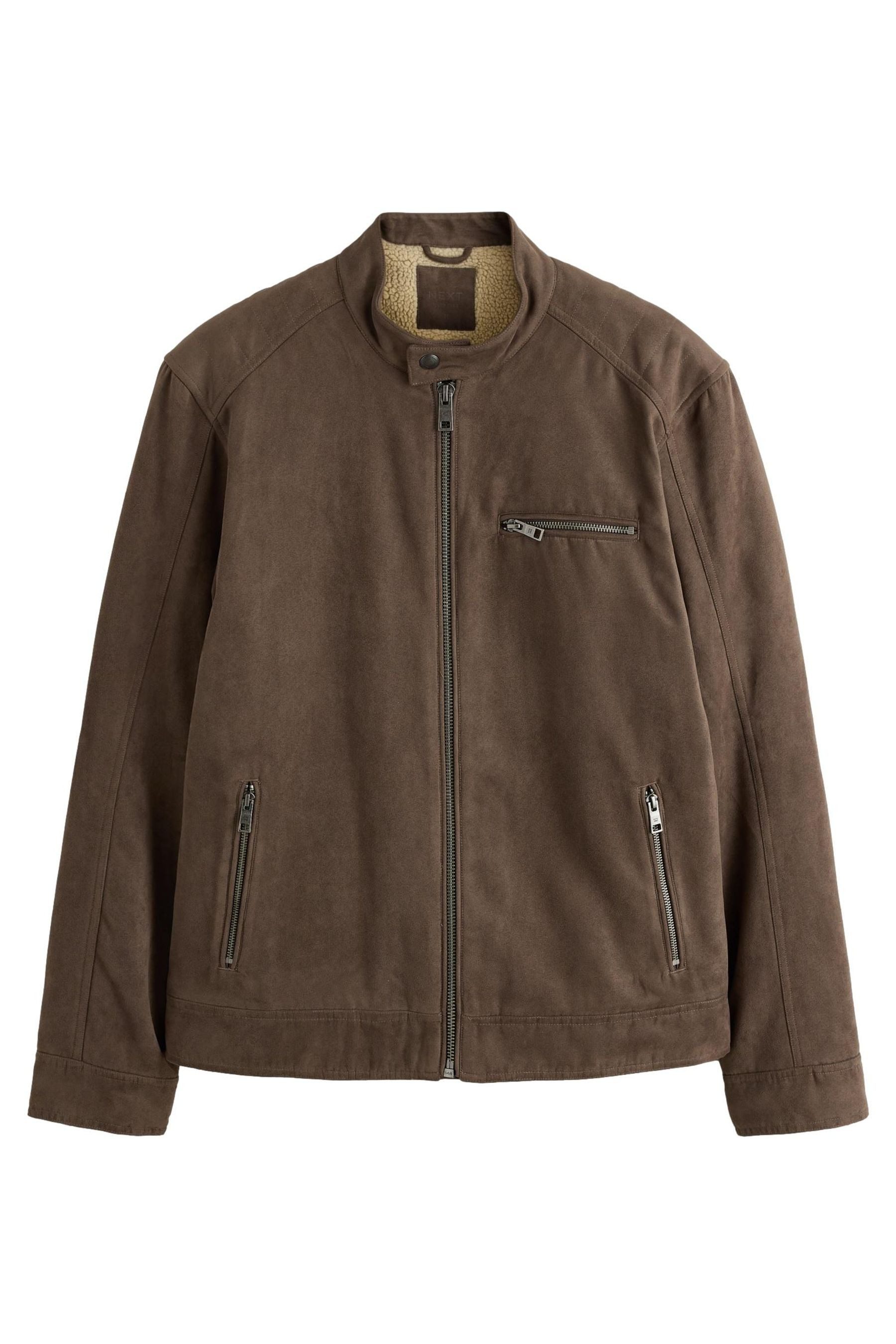 Next Hemdjacke Jacke aus Velourskunstfell mit Teddyfutter (1-St)