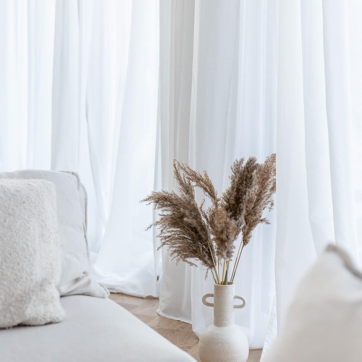 Trockenblume Pampasgras Shorty Pampasgras, LYKKE & You, Naturbelassen und g günstig online kaufen