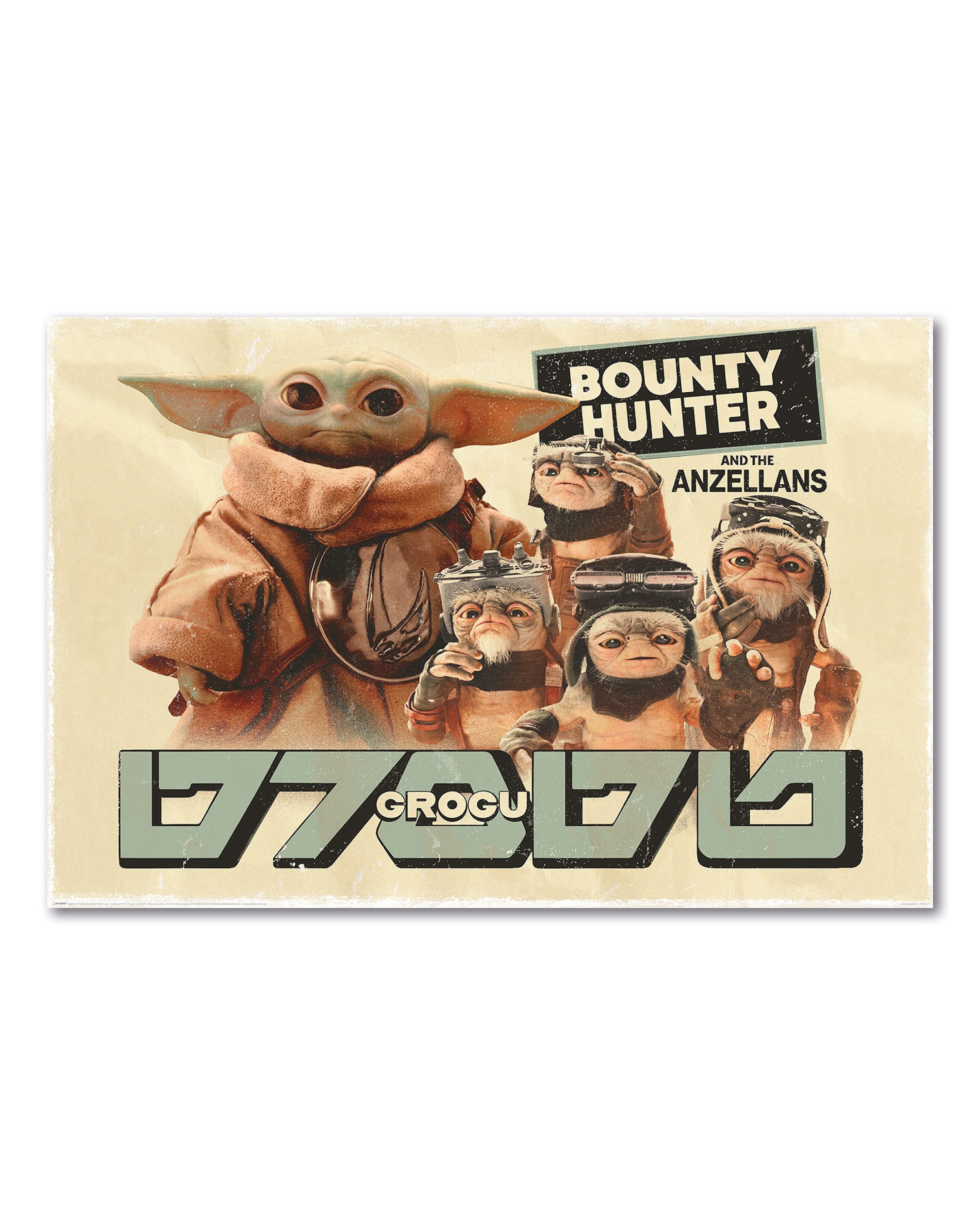PYRAMID Poster The Mandalorian & Grogu Poster Bounty Killer & The Anzellans