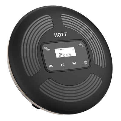 HomeMiYN CD Player USB Wiederaufladbarer Bluetooth FM Radio Discman Kopfhörern CD-Player